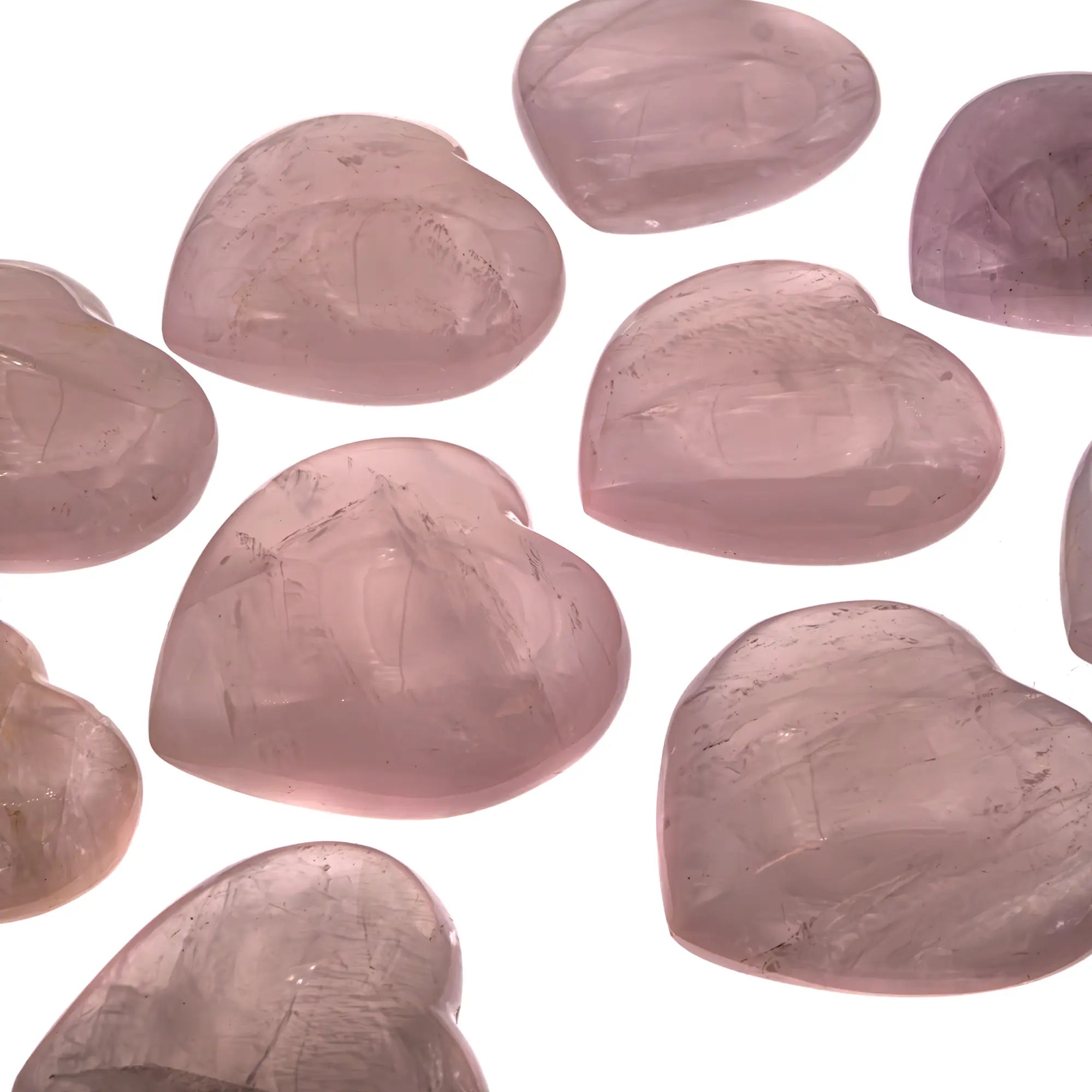 Quartz rose - cœur poli - 5 à 5.5 cm - Madagascar - CRISTAL SOURCES