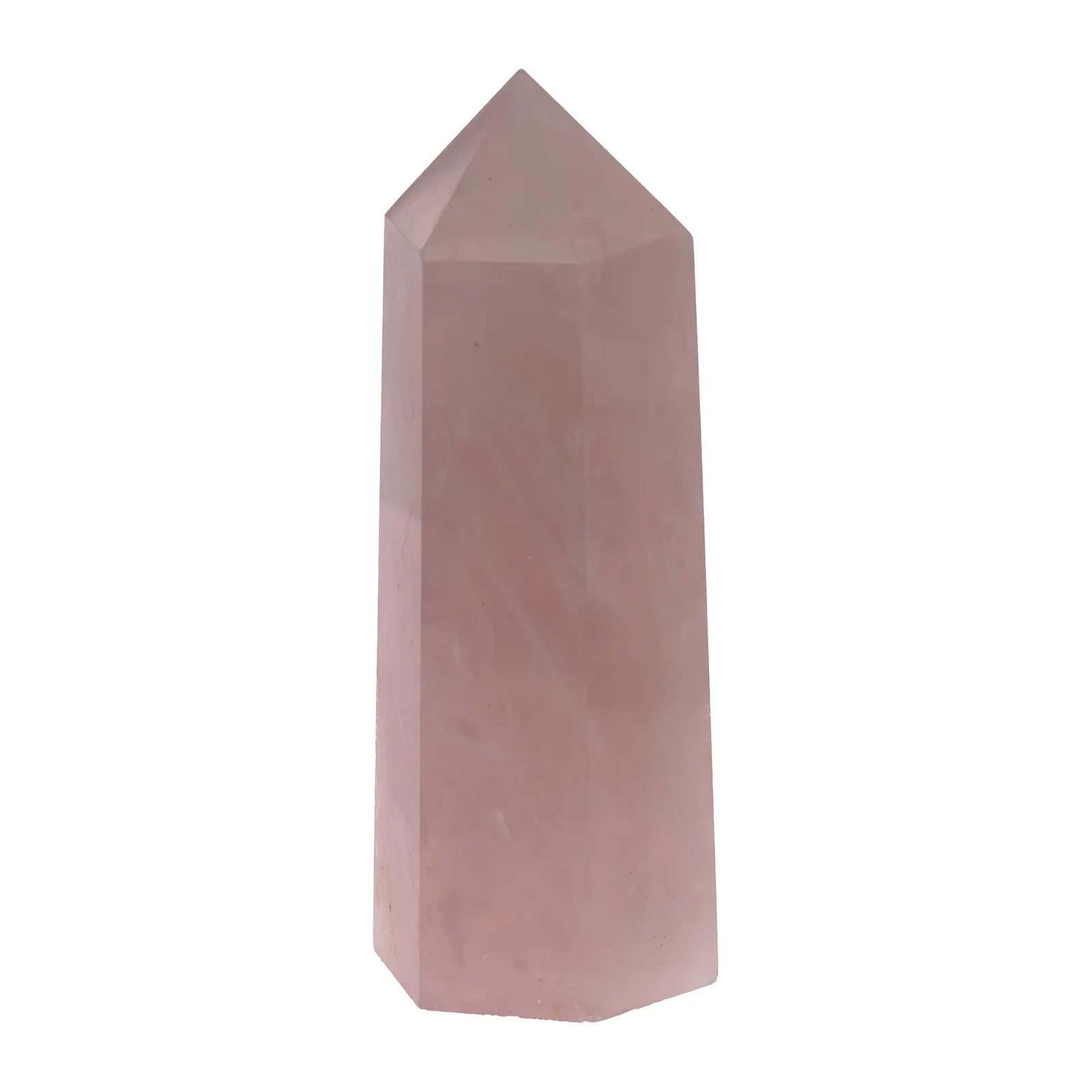 Cristal Quartz rose poli - Madagascar - 7 à 8 cm