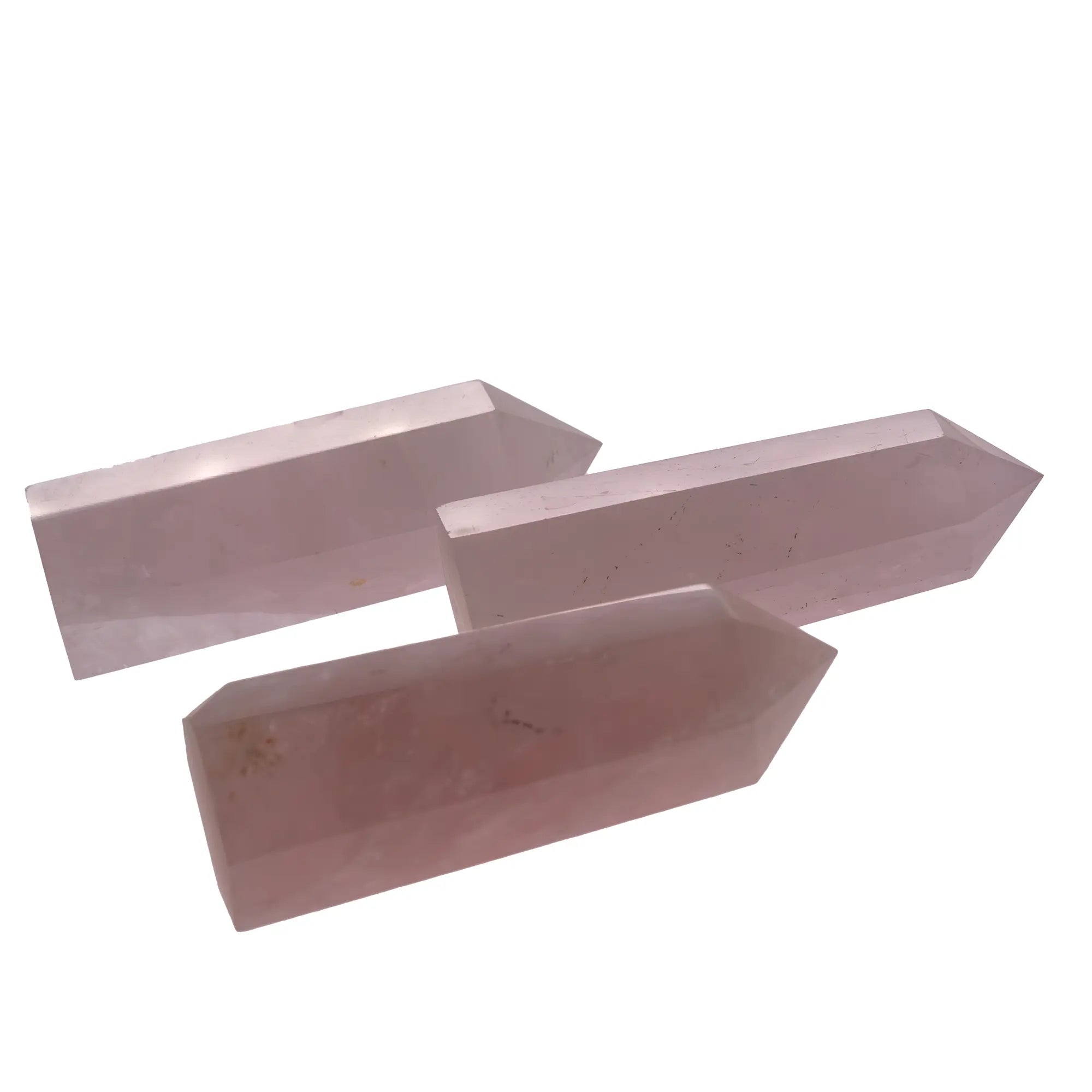 Cristal Quartz rose poli - Madagascar - 7 à 8 cm