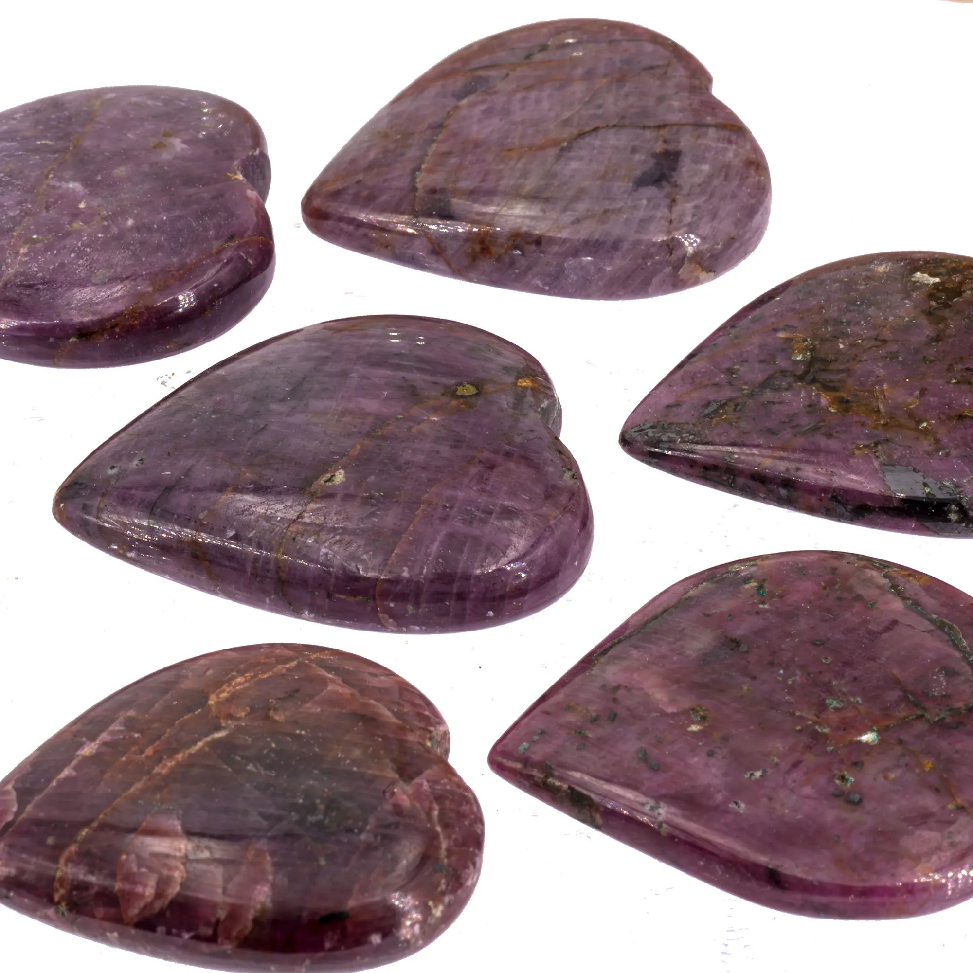 Rubis coeur - pierre polie - CRISTAL SOURCES
