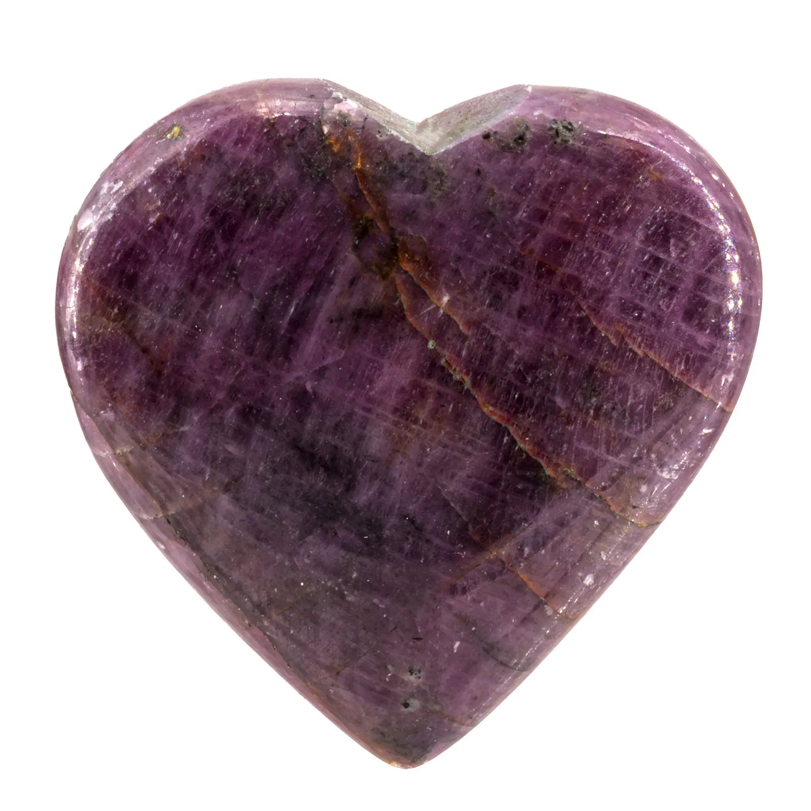 Rubis coeur - pierre polie - CRISTAL SOURCES