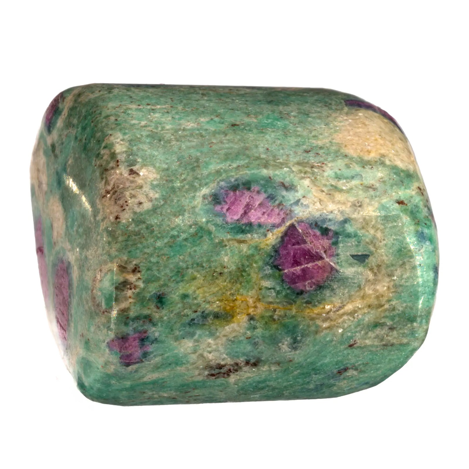 Pierre roulée Rubis fuchsite - Inde - 3 à 4 cm - rubis-fuchsite-roule-rubfpr2 - CRISTAL SOURCES