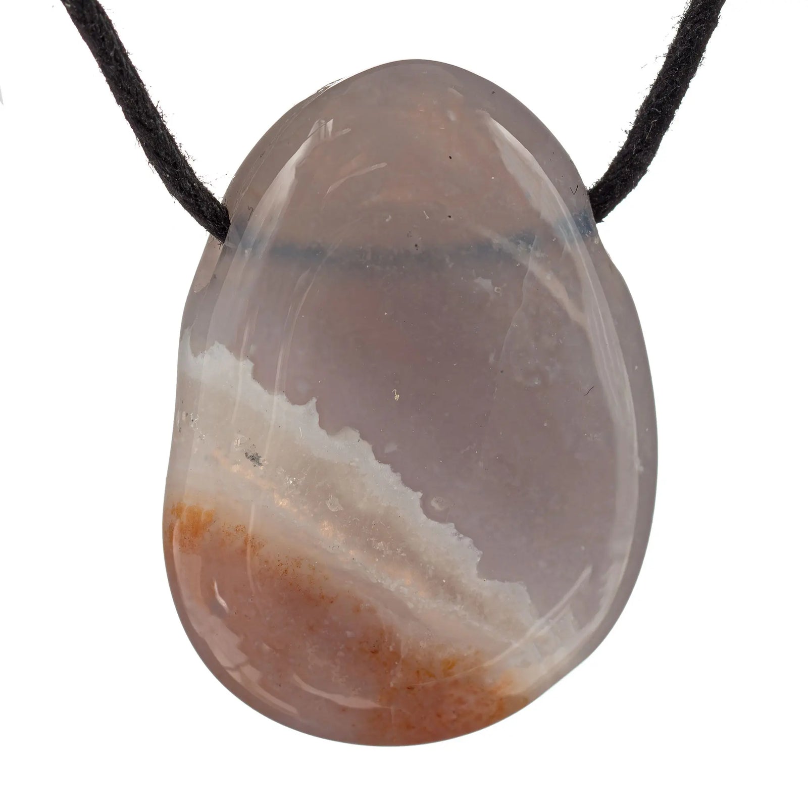 Pendentif Sardonyx - pierre percée - pendentif-sardonyx-percee-sarpc0 - CRISTAL SOURCES