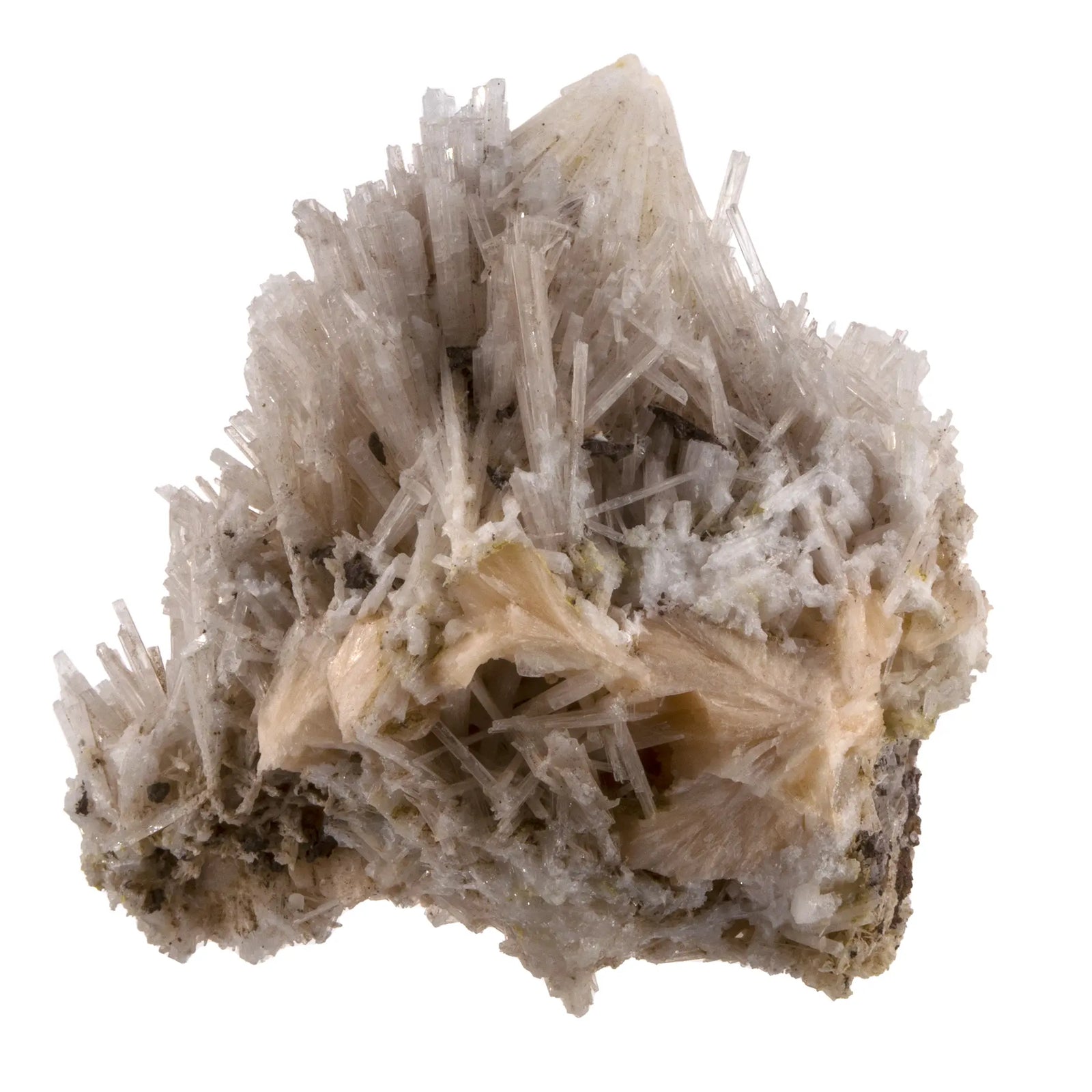Scolecite - Stilbite - pierre brute - Junnar - 290 gr - scolecite-cristaux-brut-stilbite-sco7 - CRISTAL SOURCES