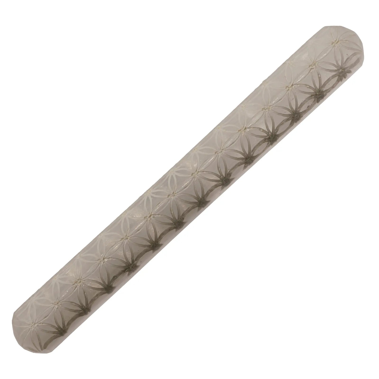 Gypse fibreux - Sélénite - bâton massage gravé - 12 à 15 cm - Maroc - gypse-fibreux-selenite-baton-massage-sel4 - CRISTAL SOURCES