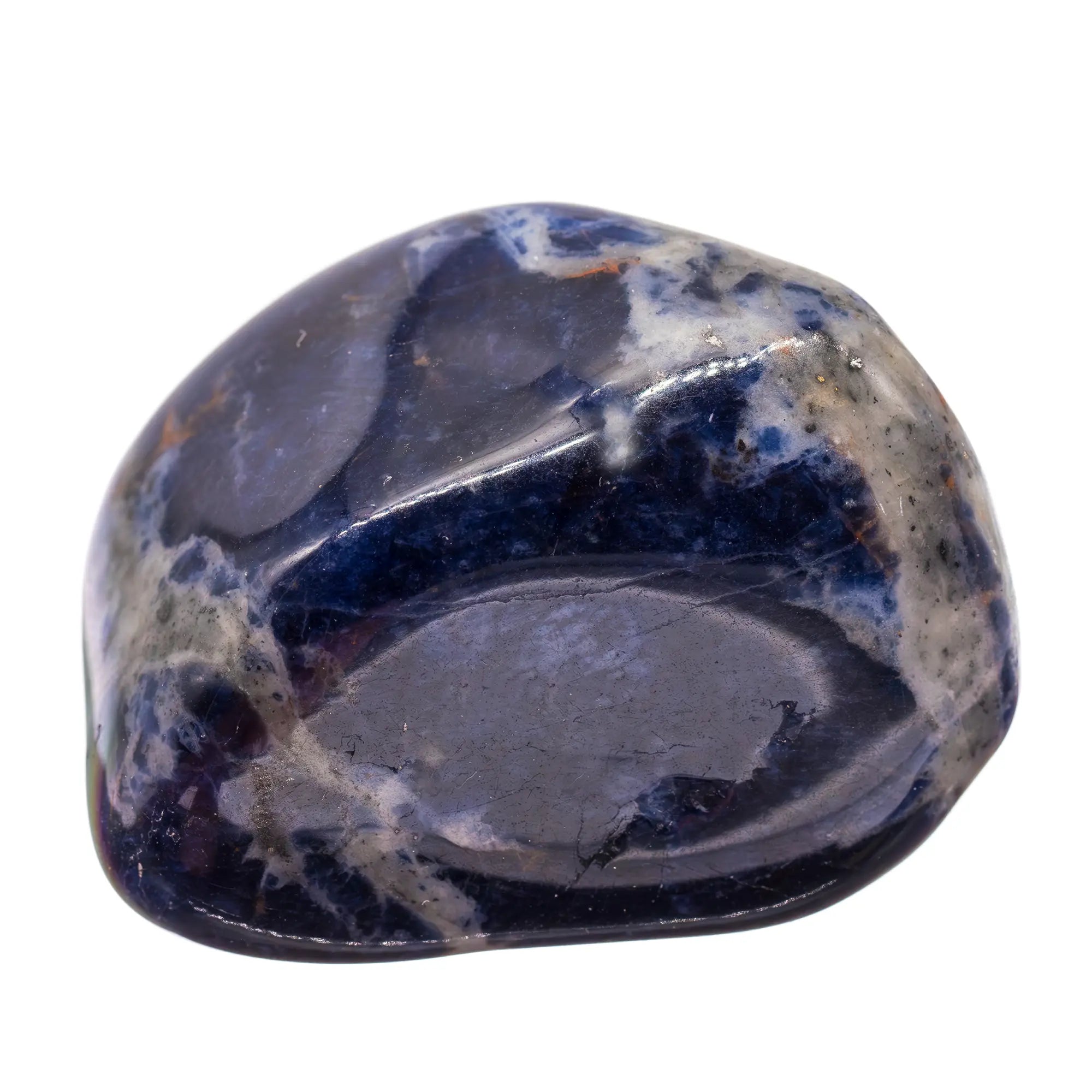 Pierre roulée - Sodalite - Brésil - 3 à 4 cm - sodalite-roulee-bresil-sodpr0 - CRISTAL SOURCES
