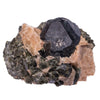 Spinelle noir cristaux bruts sur gangue de Russie - spinelle-noir-var-pleonaste-brut-sur-gangue-spi13 - CRISTAL SOURCES