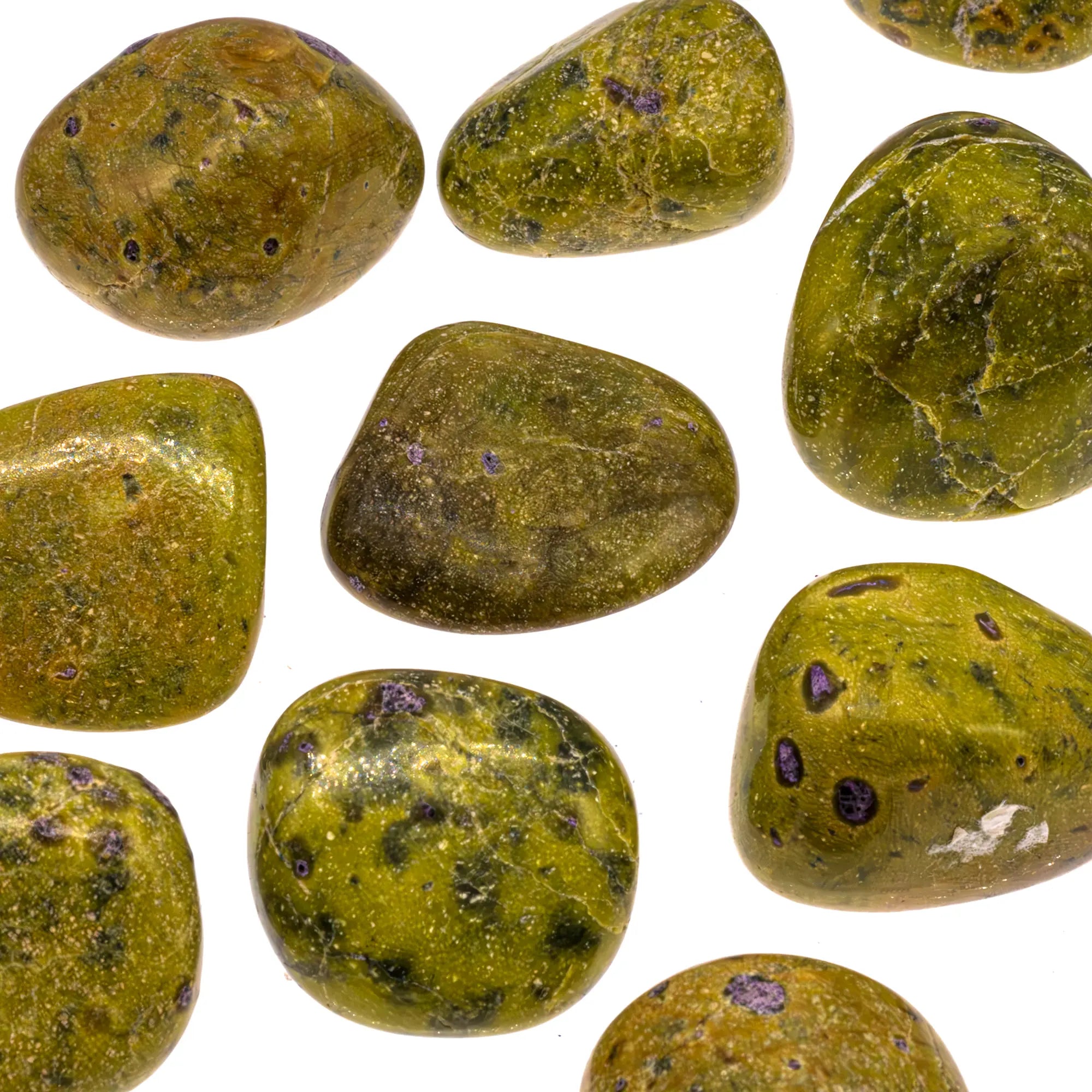 Pierre roulée - Stichtite - Serpentine - Tasmanie - 2.5 à 3 cm - CRISTAL SOURCES