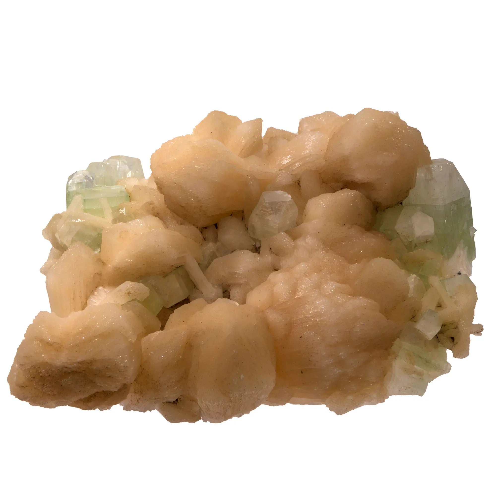Stilbite - apophyllite verte - Jalgaon - 1,30kg - stilbite-pierre-brute-apophyllite-verte-jalgaon-stl7 - CRISTAL SOURCES