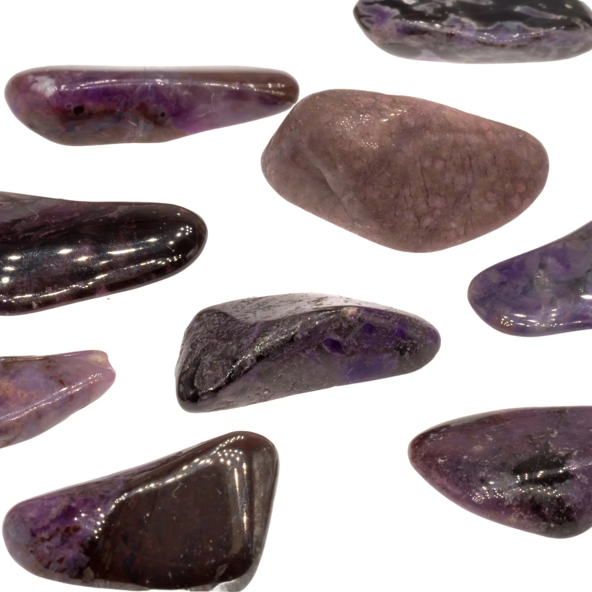 Pierre roulée - Sugilite - Afrique du Sud - 1 à 1.5 cm - CRISTAL SOURCES