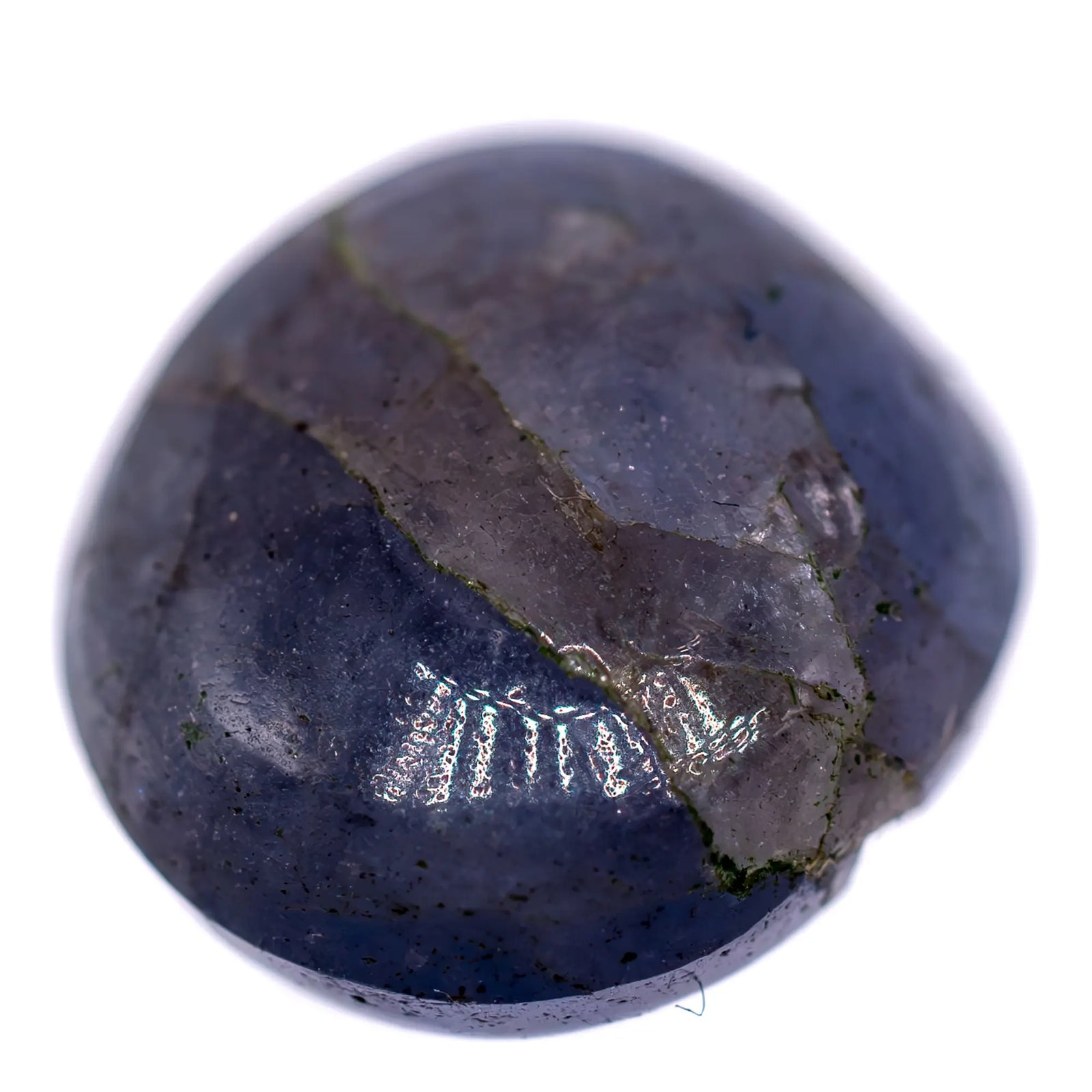 Pierre roulée - Tanzanite - chauffée - 1cm - CRISTAL SOURCES
