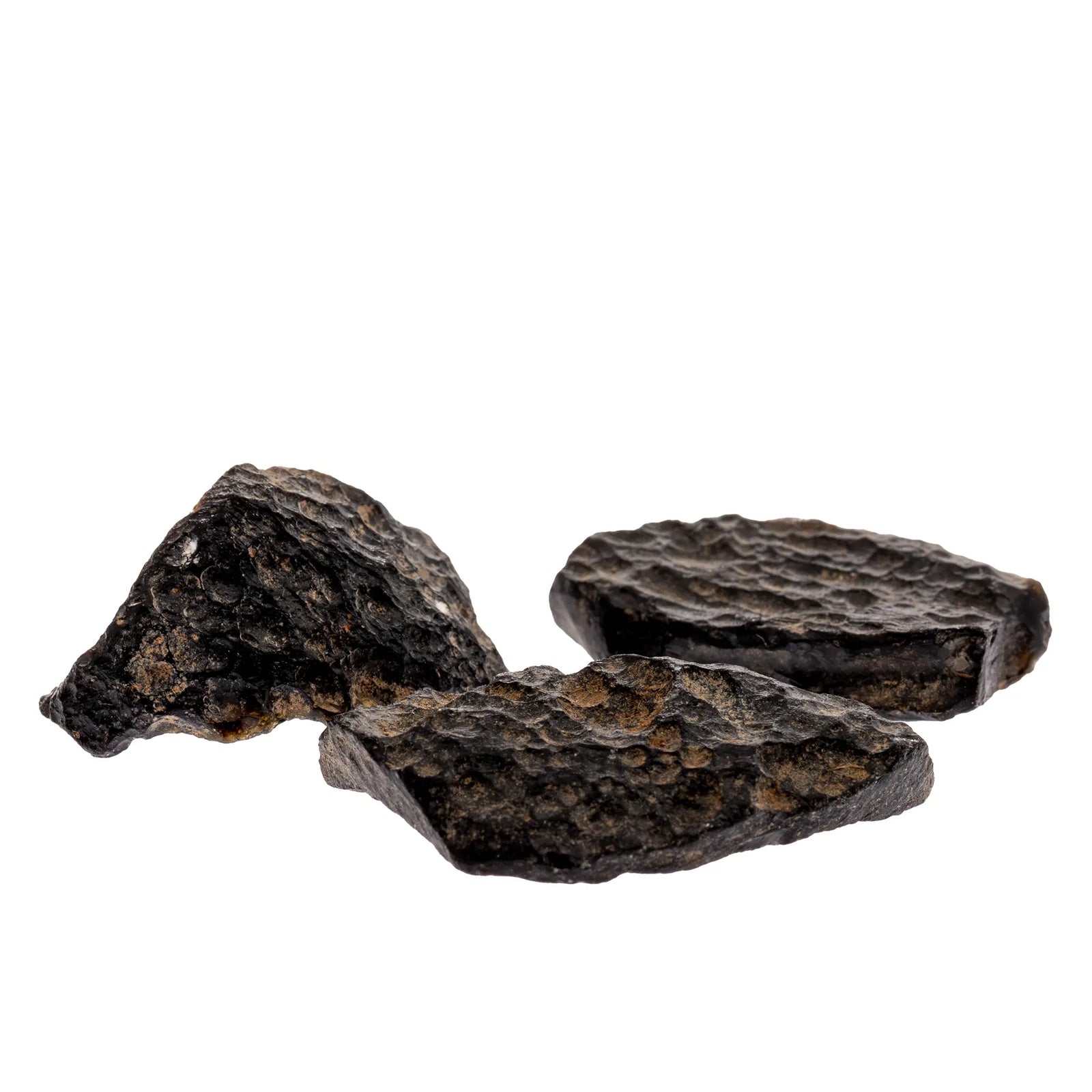 Tectite noire pierre brute - Chine - 3 à 4 cm - tectite-noire-brute-chine-tec2 - CRISTAL SOURCES
