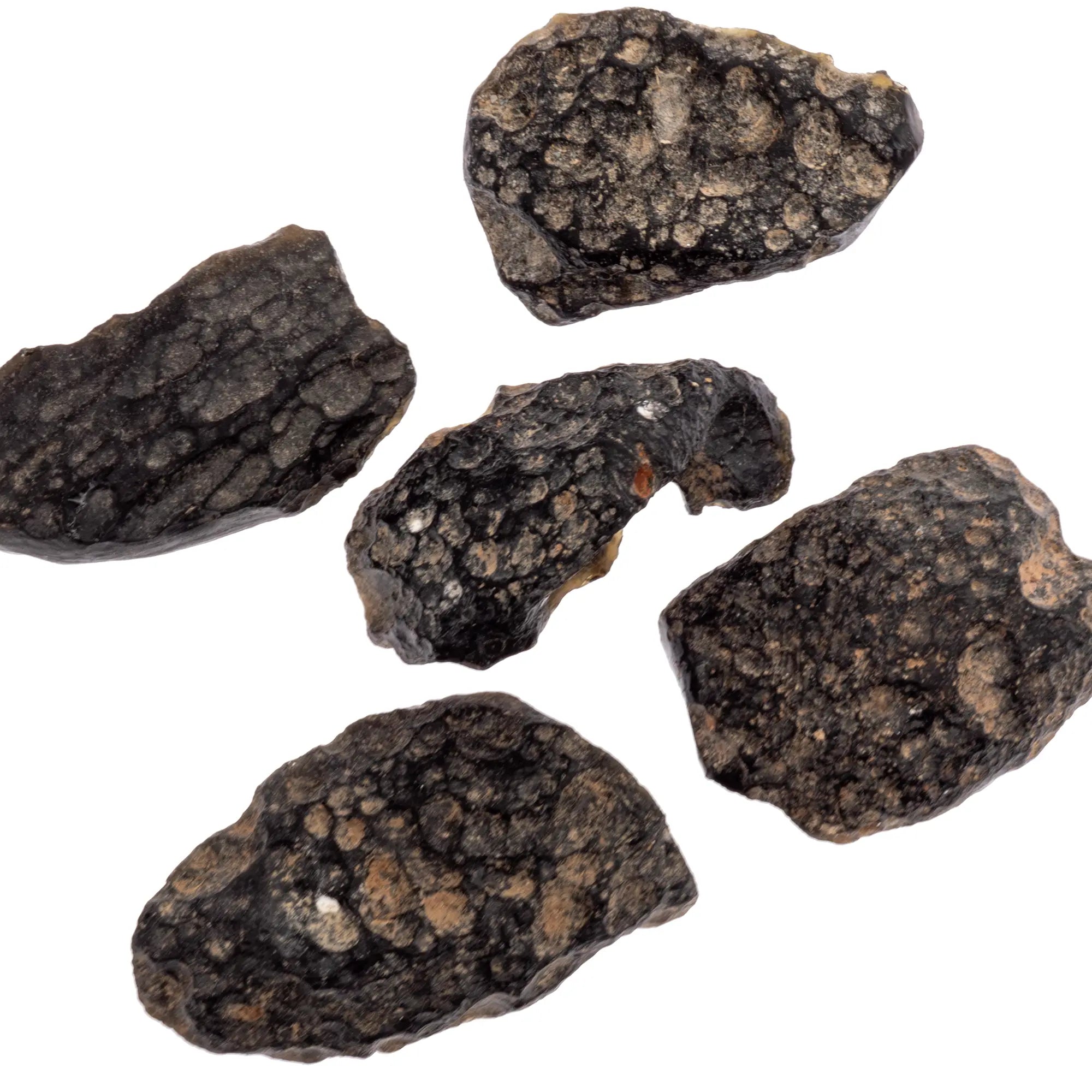 Tectite noire pierre brute - Chine - 3 à 4 cm - tectite-noire-brute-chine-tec2 - CRISTAL SOURCES