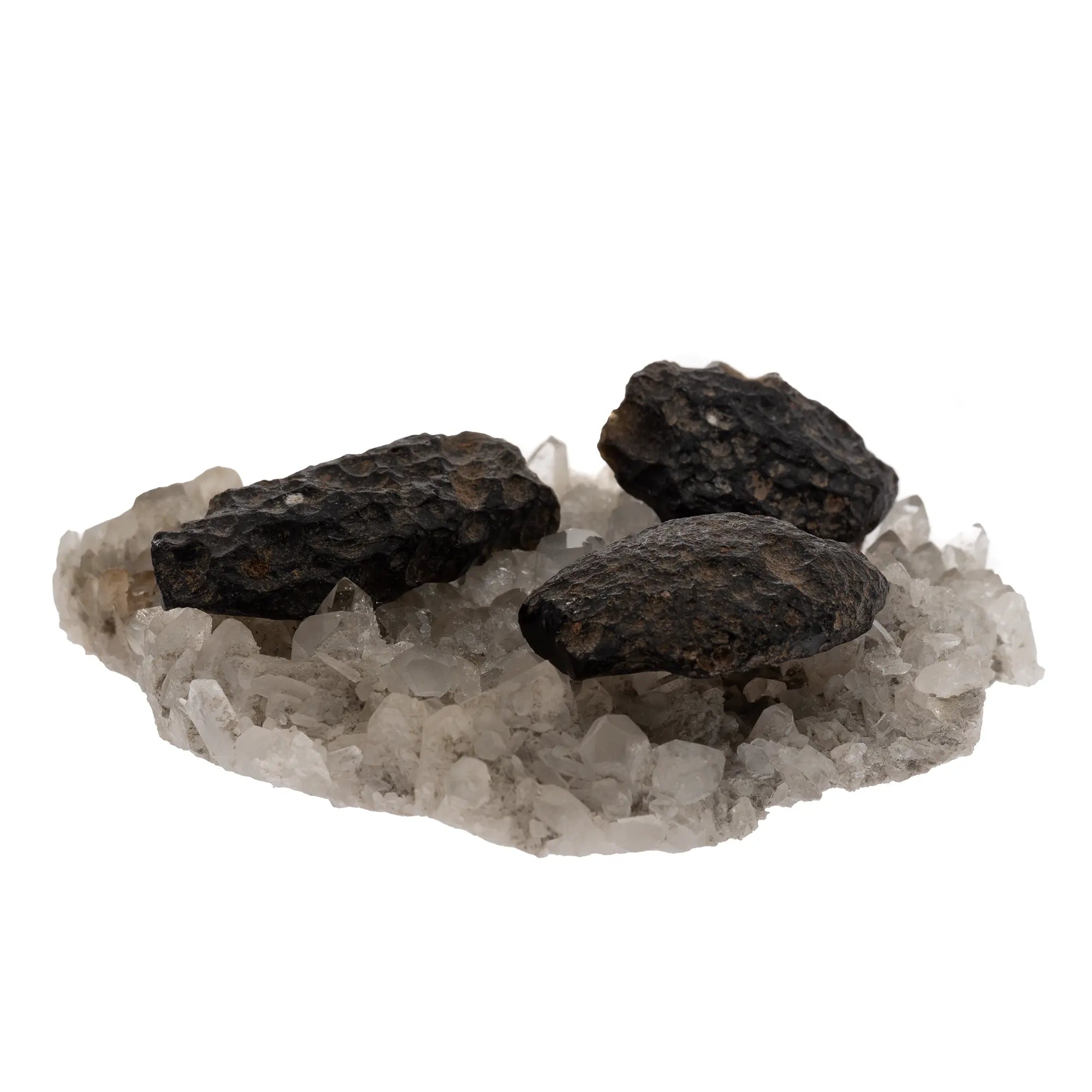 Tectite noire pierre brute - Chine - 3 à 4 cm - tectite-noire-brute-chine-tec2 - CRISTAL SOURCES