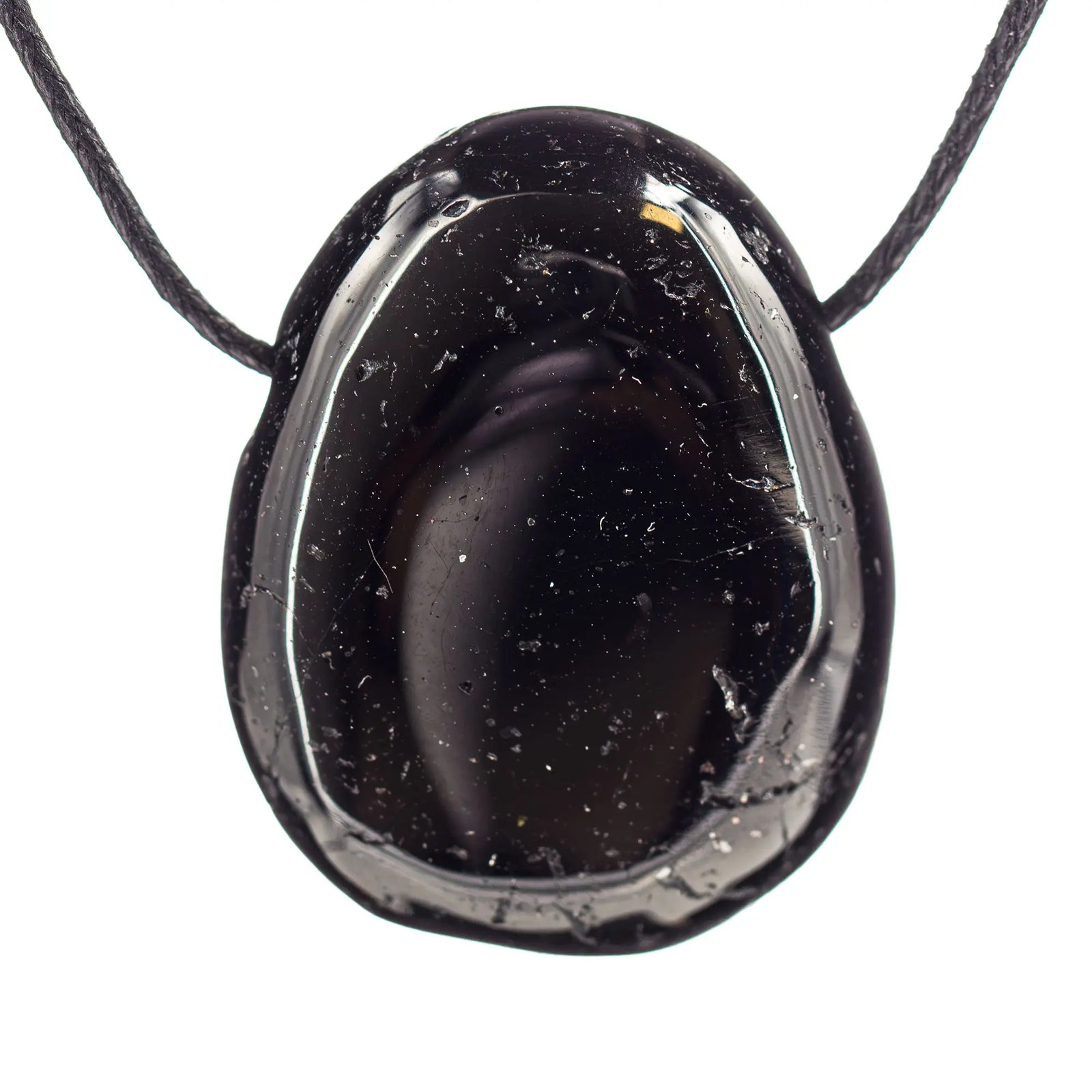 Pendentif Tourmaline noire - pierre percée - pendentif-tourmaline-noire-percee-tnpc0 - CRISTAL SOURCES