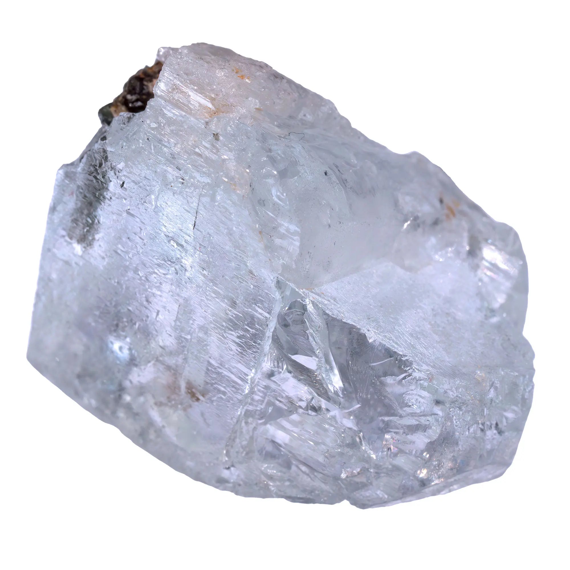 Topaze incolore avec apatite - pierre brute - topaze-incolore-apatite-tpz2 - CRISTAL SOURCES