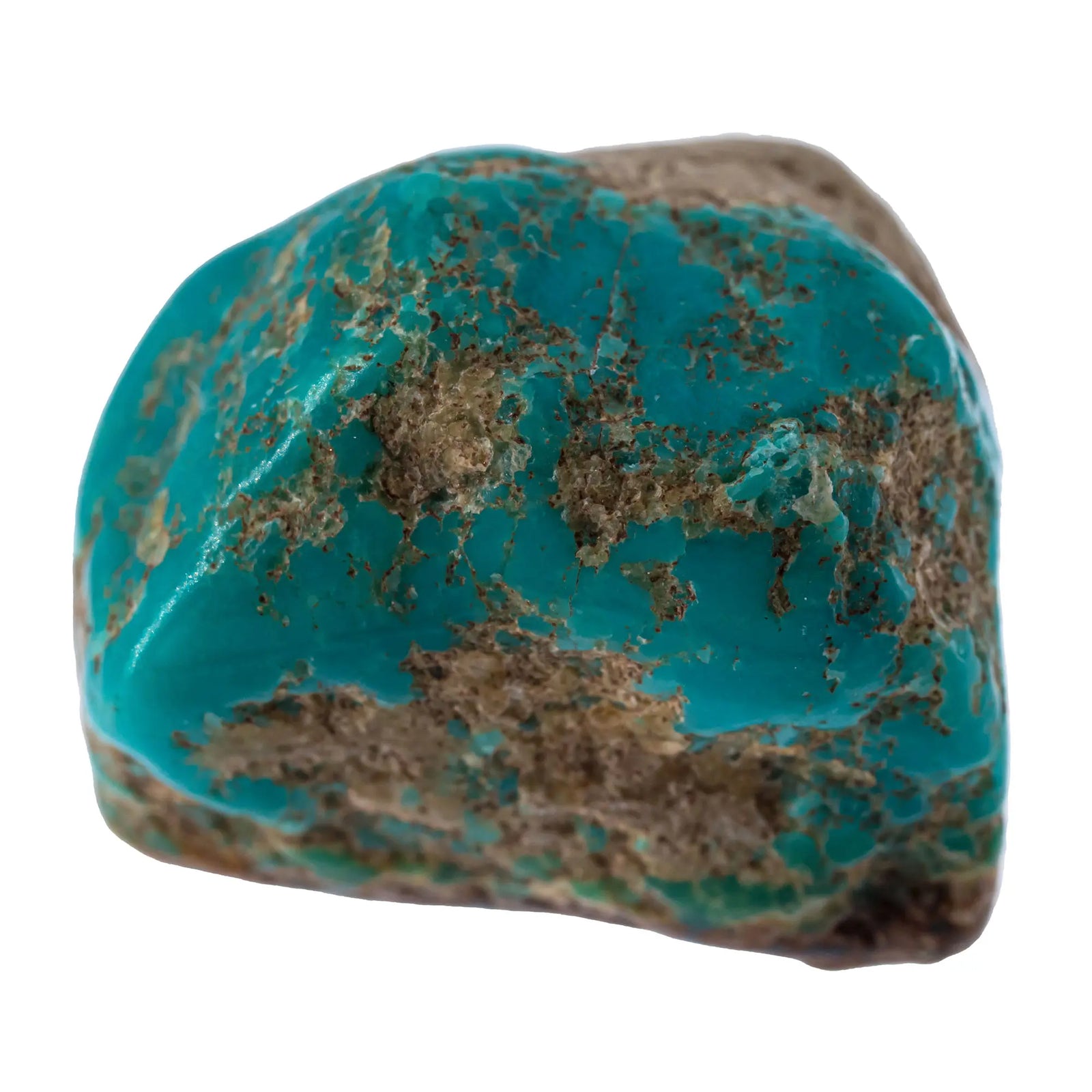 Turquoise - stabilisée - pierre polie - Arizona - turquoise-polie-stabilisee-mexique-tq1 - CRISTAL SOURCES