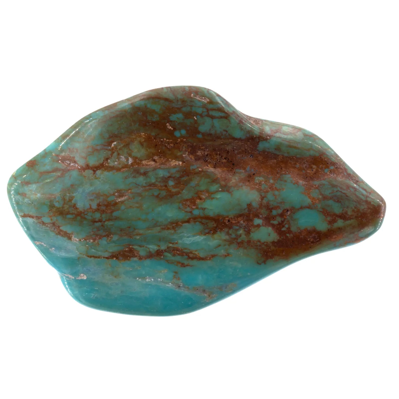 Turquoise stabilisée - pierre polie - Mexique - turquoise-polie-stabilisee-mexique-tq13 - CRISTAL SOURCES