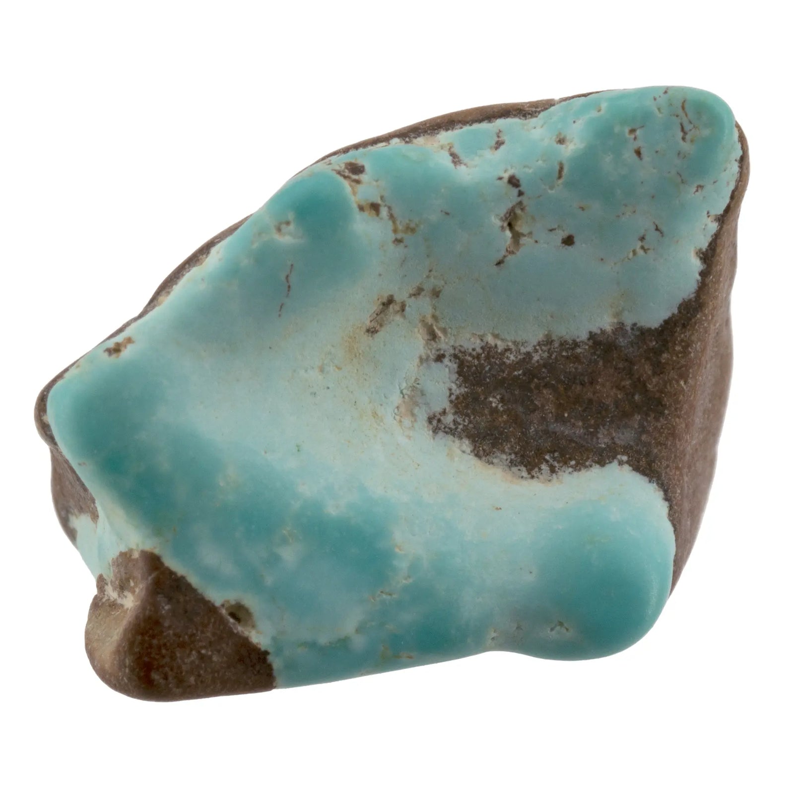 Turquoise naturelle - pierre polie - Kazakhstan - 1 à 2 cm - turquoise-polie-kazakhstan-tq3 - CRISTAL SOURCES