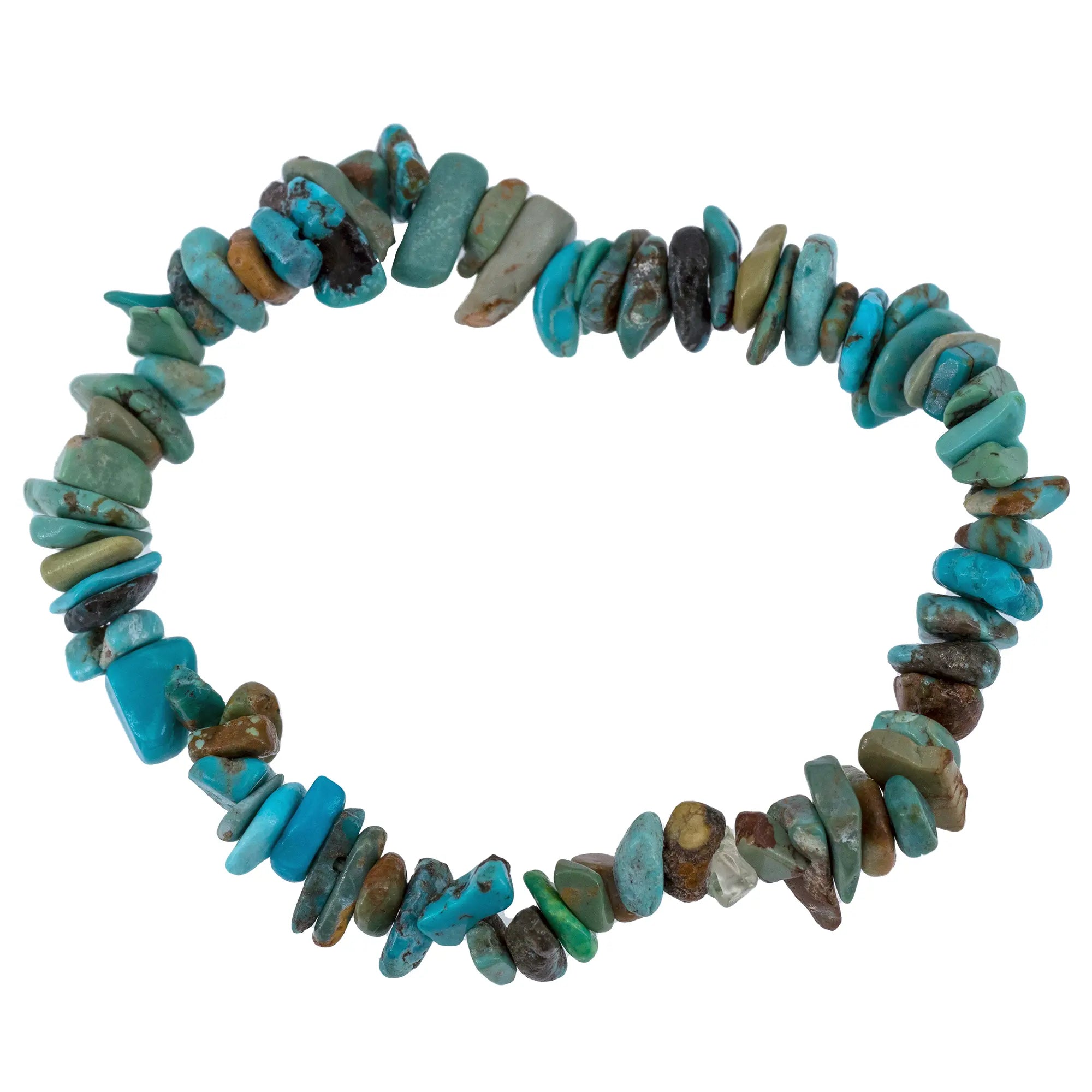 Bracelet Turquoise stabilisée perle baroque - bracelet-turquoise-stabilisee-perle-baroque-tqbra1 - CRISTAL SOURCES