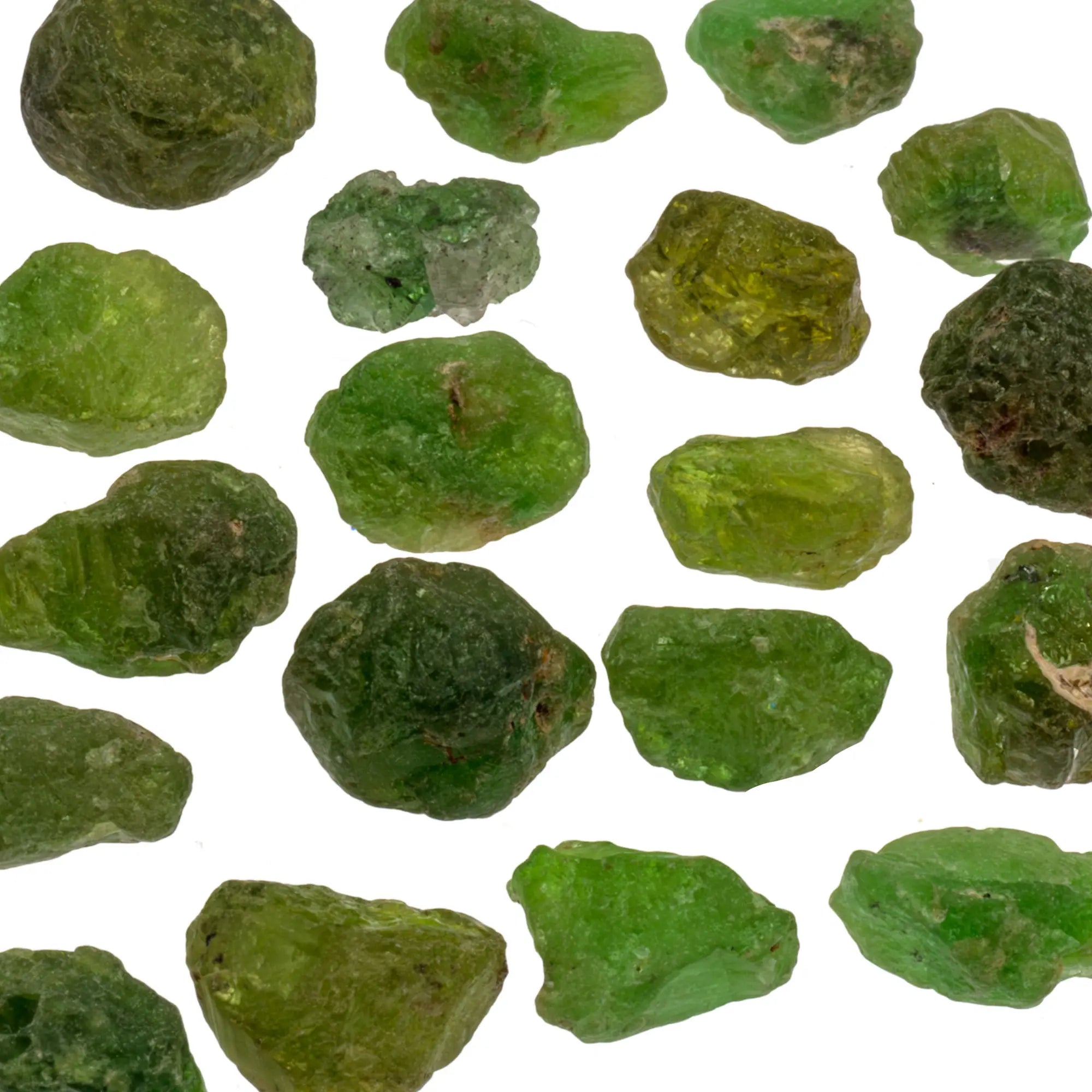 Grenat tsavorite - pierre brute - grenat-tsavorite-fragment-brut-vert-tsa1 - CRISTAL SOURCES