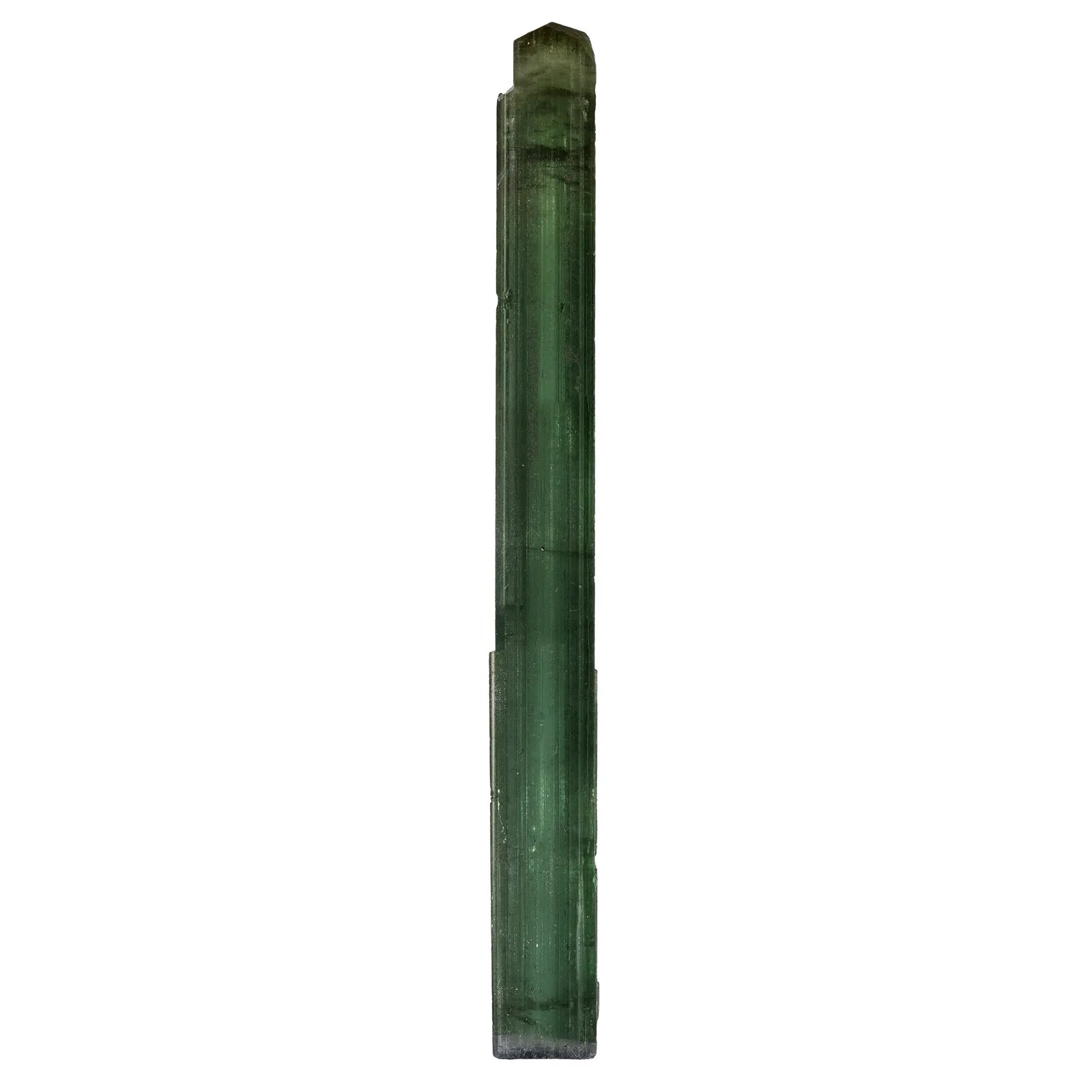 Tourmaline verte cristal biterminé 6.5cm - Brésil - tourmaline-verte-cristal-bitermine-bresil-tv2 - CRISTAL SOURCES