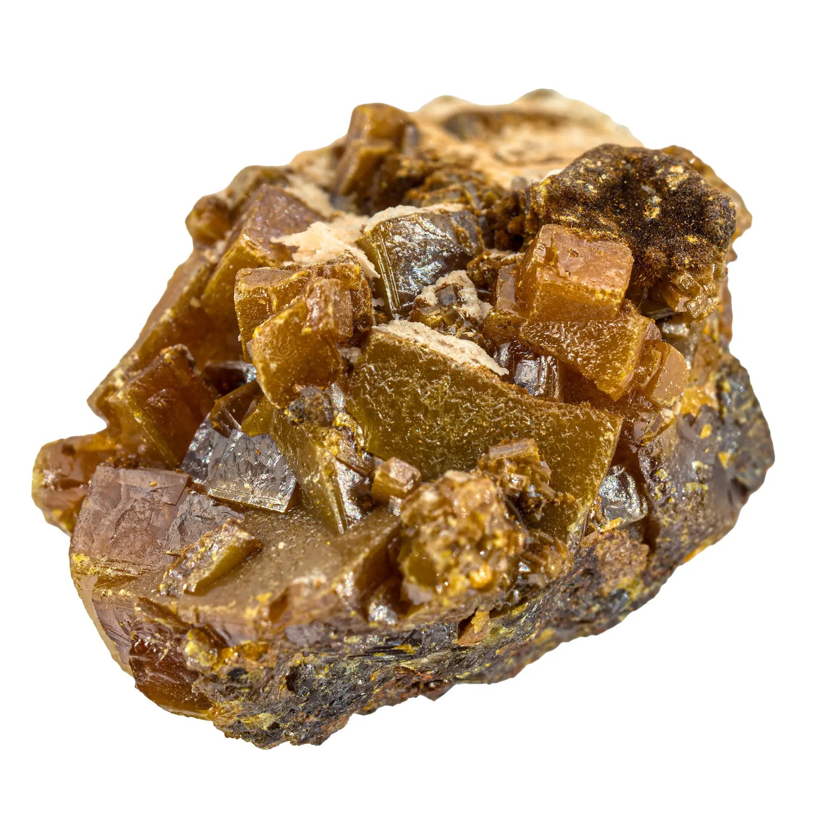Wulfenite - pierre brute - Mexique - 3 cm - wulfenite-pierre-brute-mexique-3-5cm-wul3 - CRISTAL SOURCES