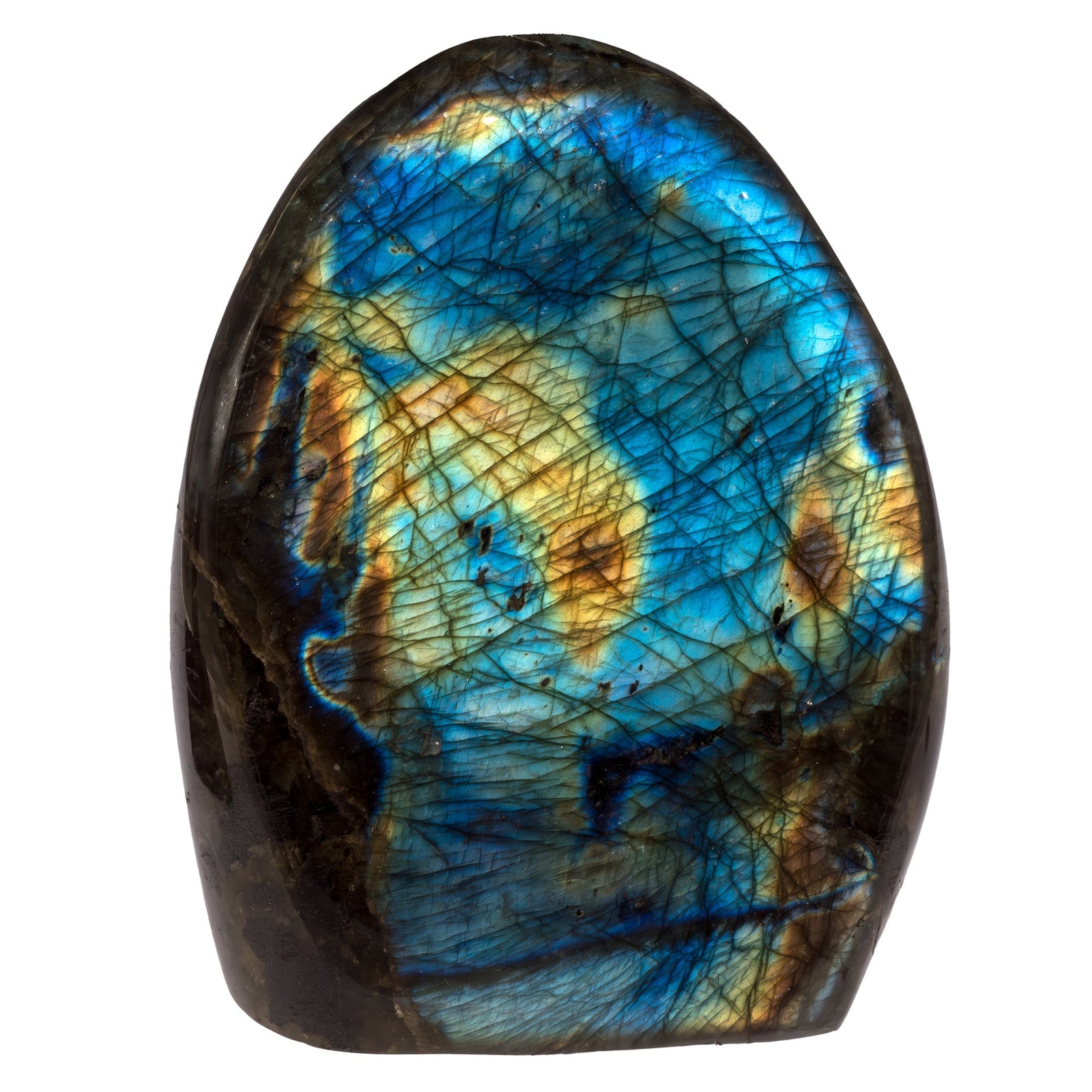 Pierre labradorite bleue aux vertus protectrice et harmonisante