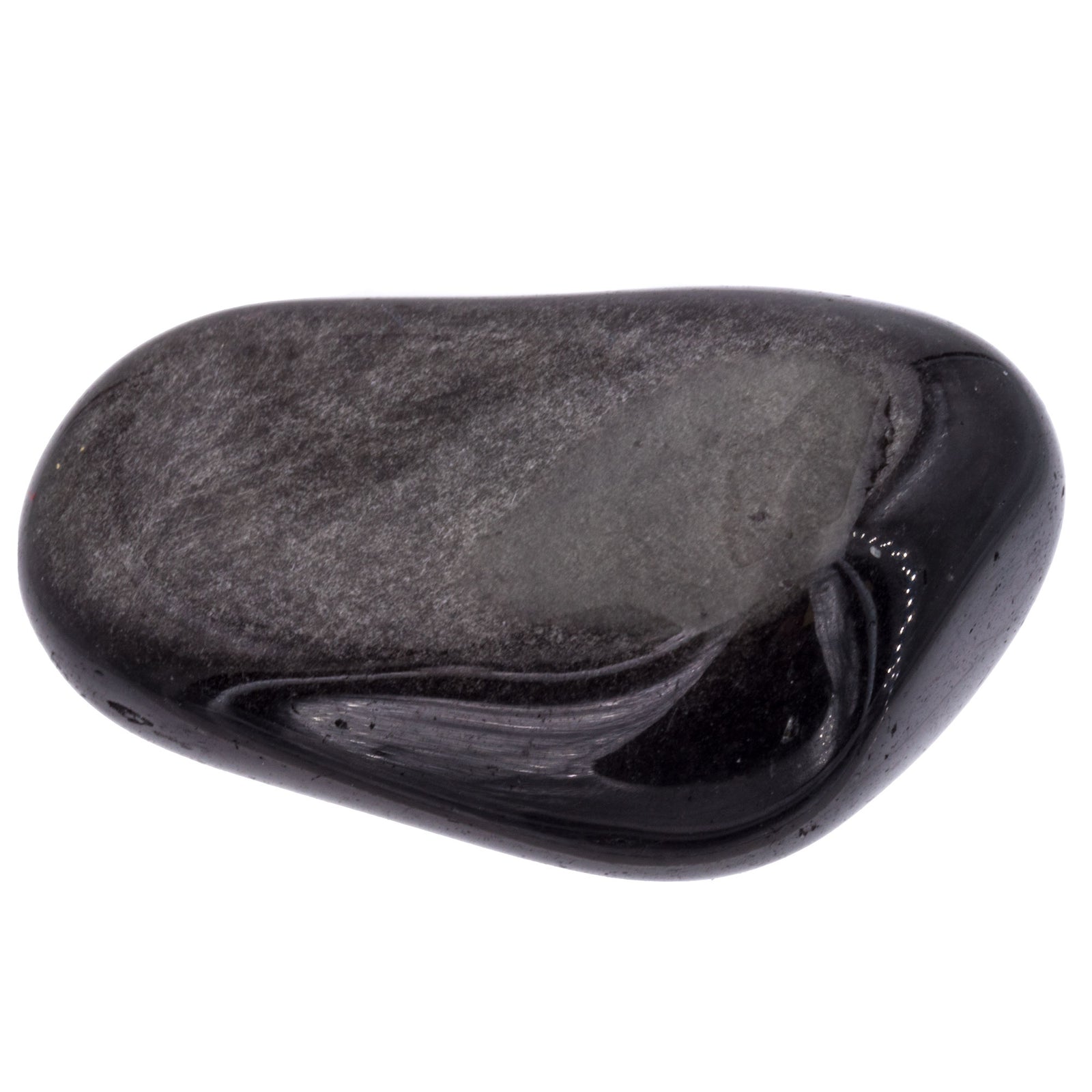 obsidienne argentée pierre naturelle énergie