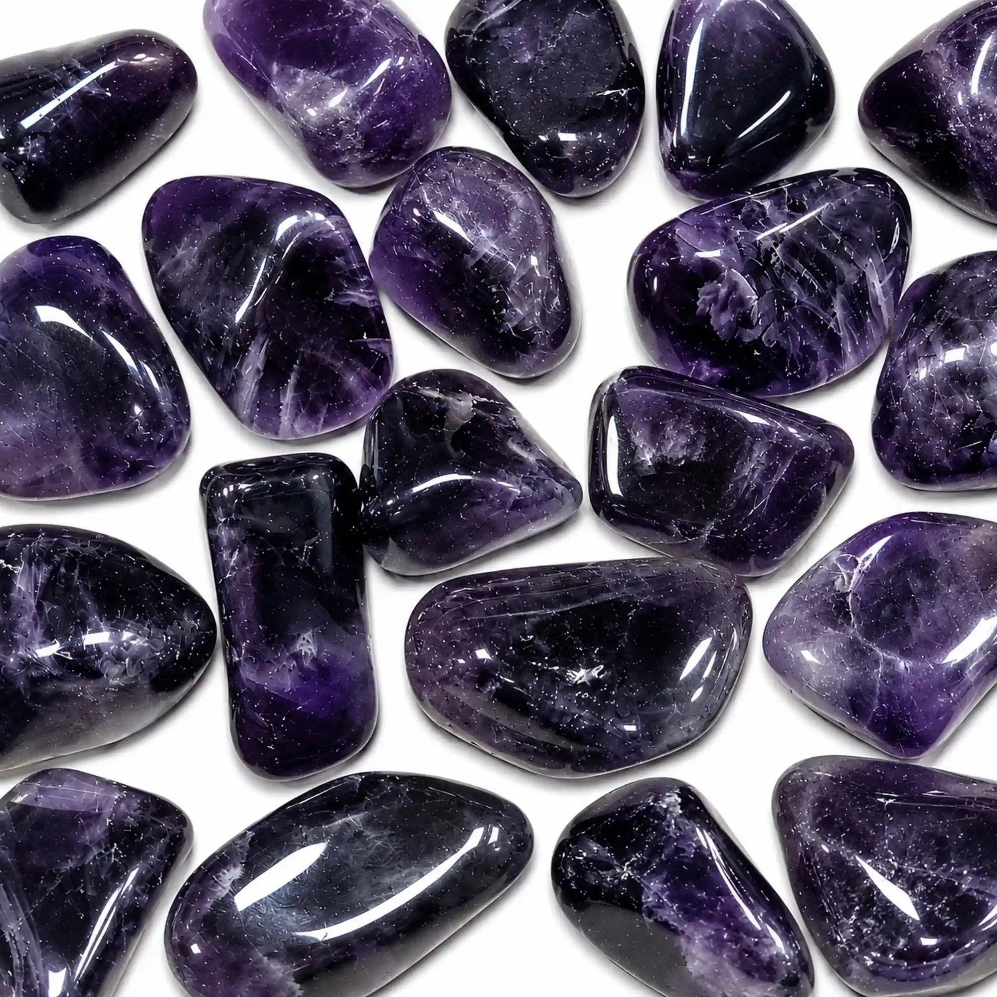 Pierre roulée Améthyste violette de Namibie