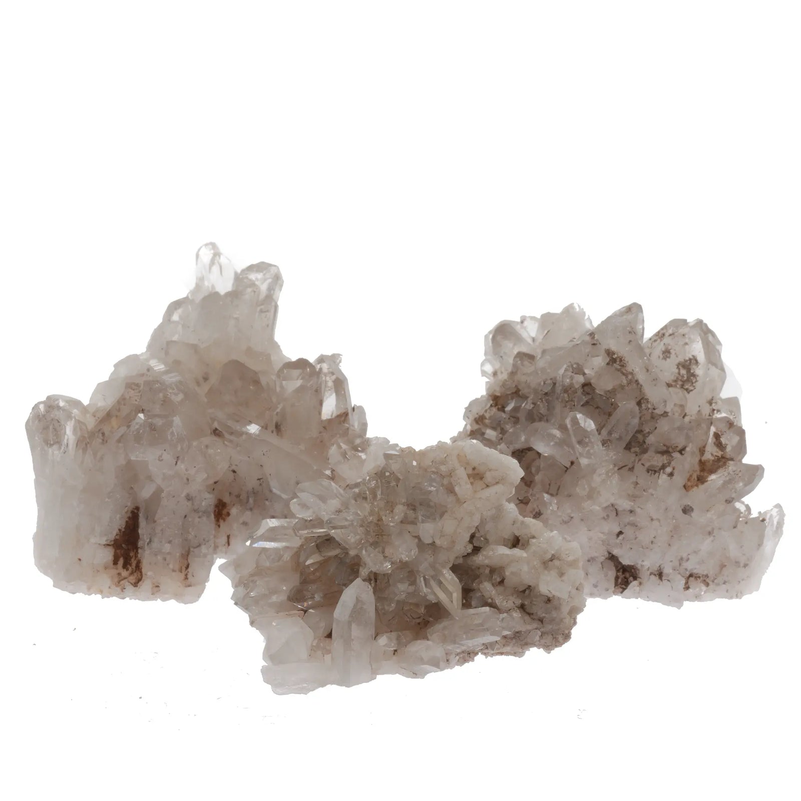 Druse cristal de roche Beaufortain Savoie 4-5cm - pointes naturelles - vue principale