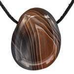 Pendentif Agate - pierre percée - 2.5 à 3cm - CRISTAL SOURCES