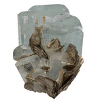 Aigue-marine cristal - Muscovite - CRISTAL SOURCES