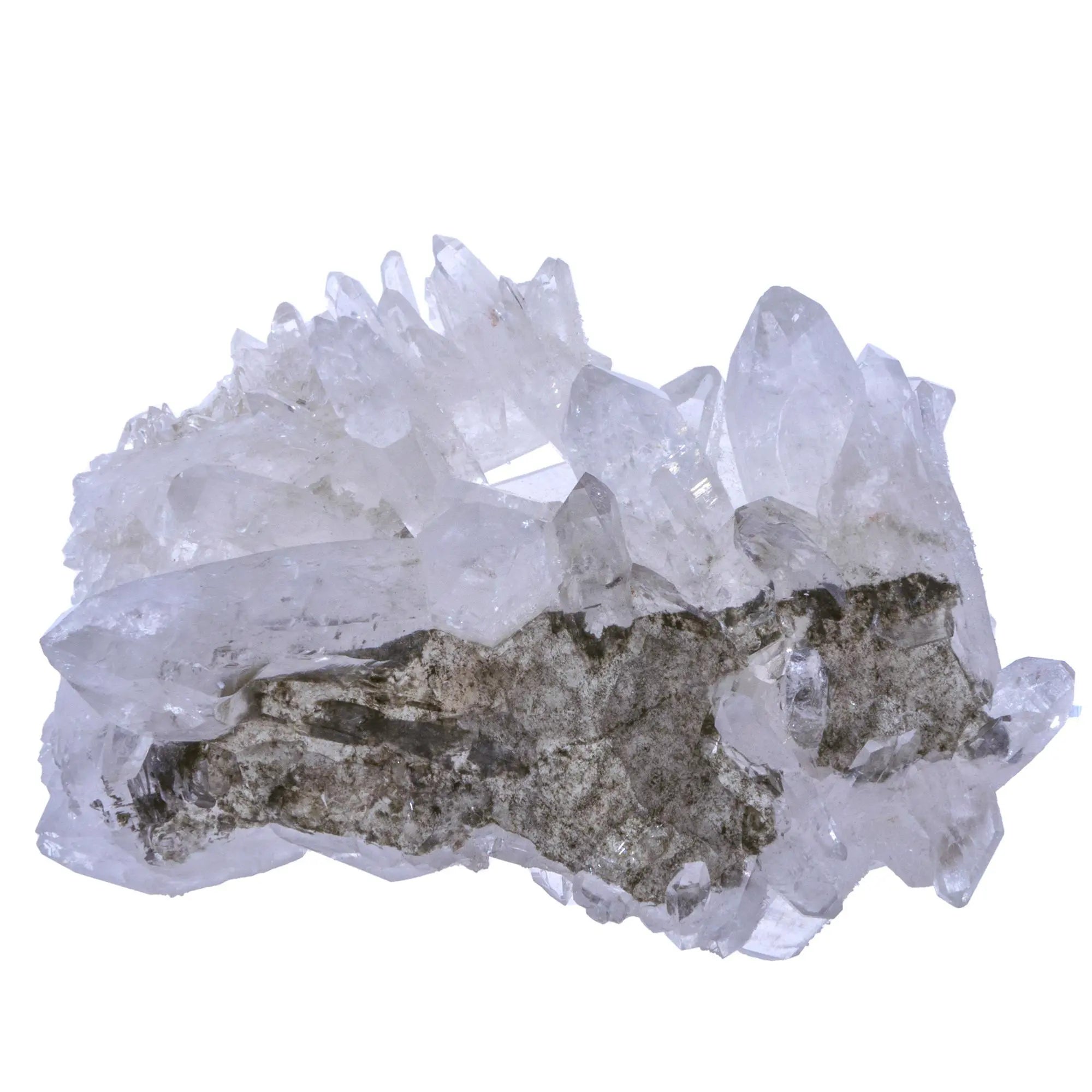 Amas de quartz avec cristal biterminé - CRISTAL SOURCES