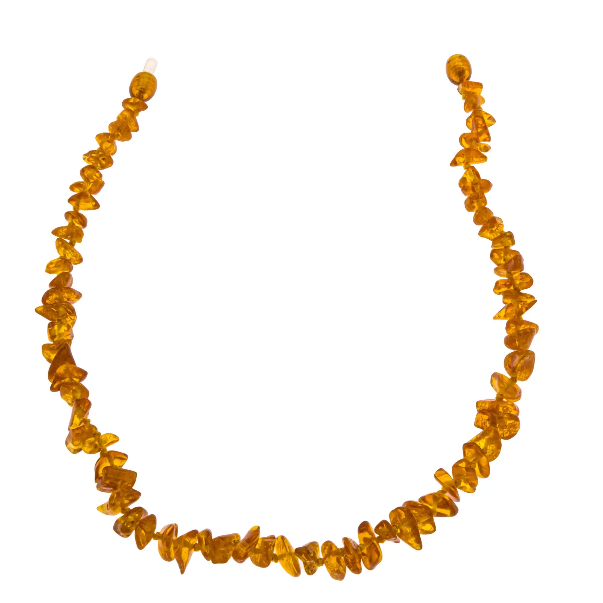 Collier bébé Ambre brun poli - CRISTAL SOURCES