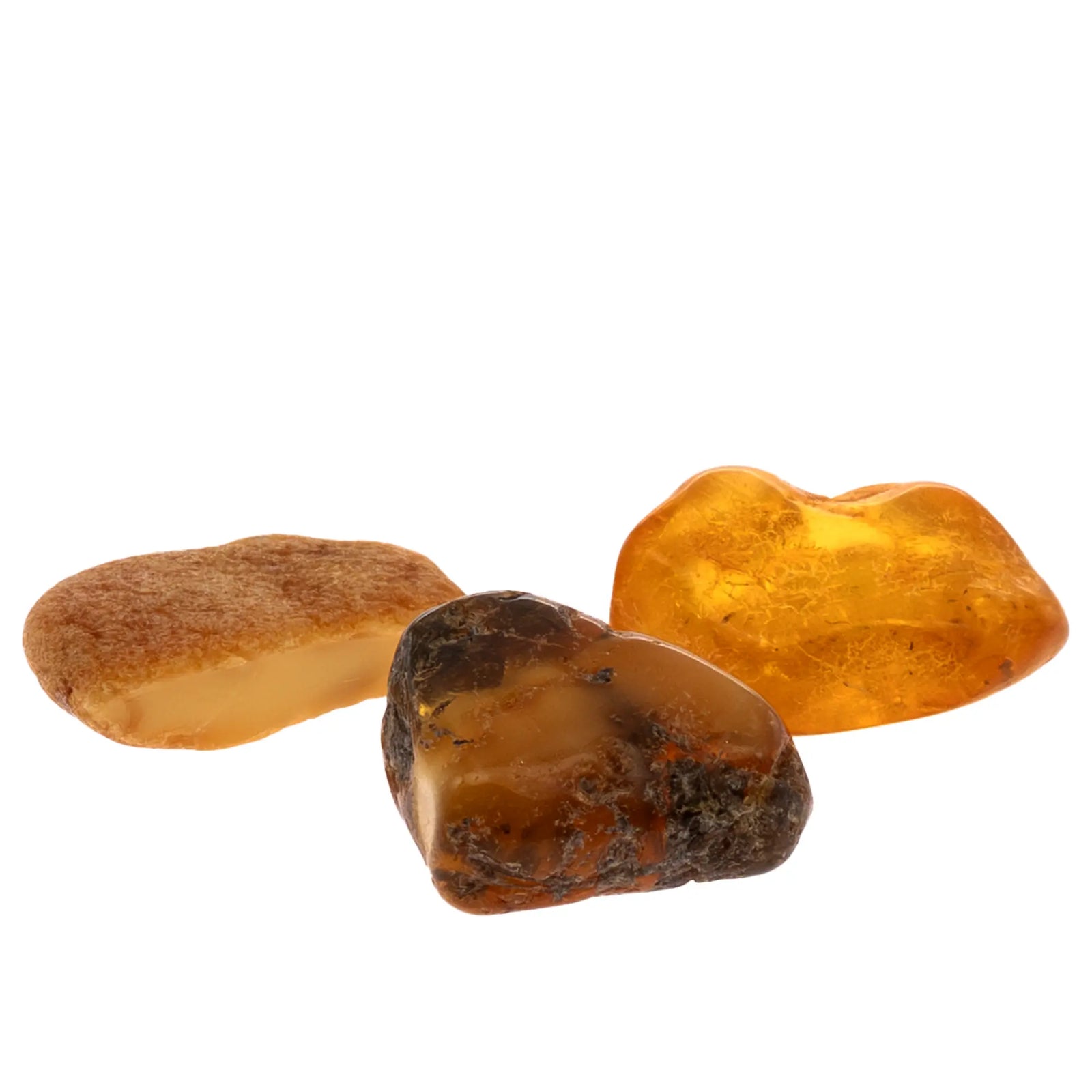 Pierre roulée Ambre - Baltique - 1 à 2 cm - ambre-roule-ambpr1 - CRISTAL SOURCES