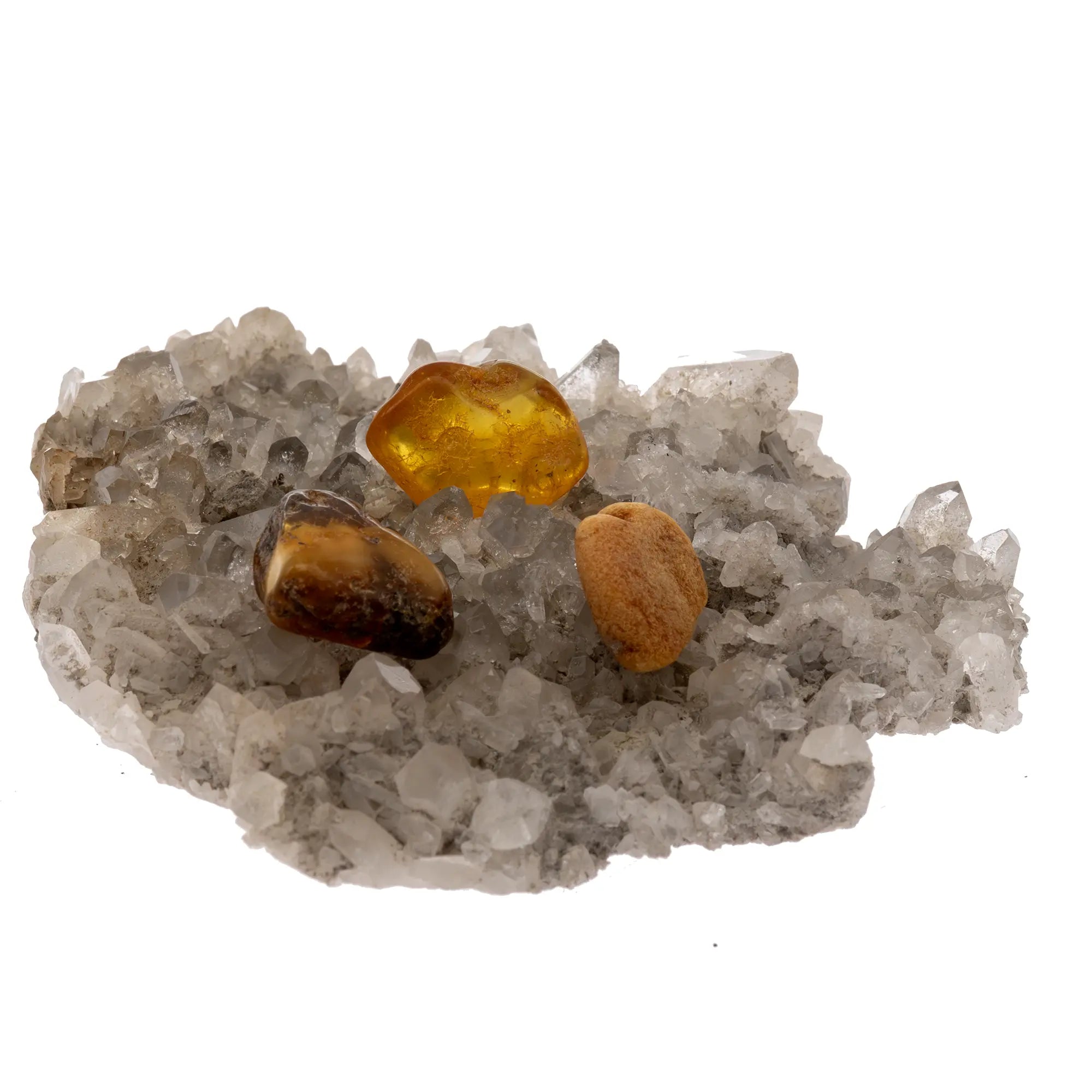 Pierre roulée Ambre - Baltique - 1 à 2 cm - ambre-roule-ambpr1 - CRISTAL SOURCES