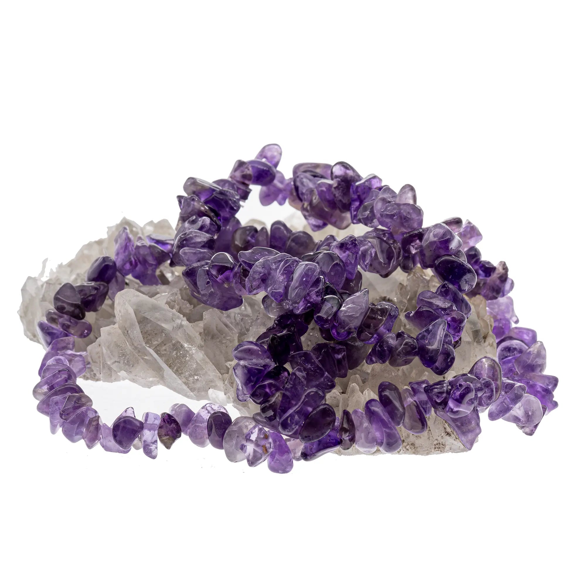 Bracelet Améthyste perle baroque 