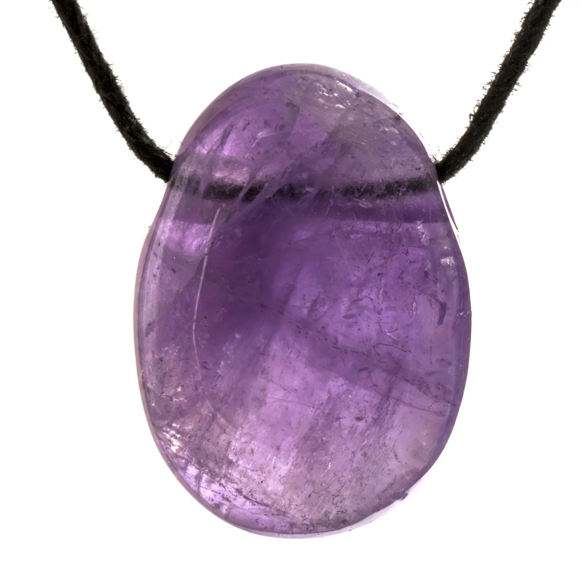 Collier En Perles D'améthyste – Véritables Minéraux, Lithothérapie, Très Bon état