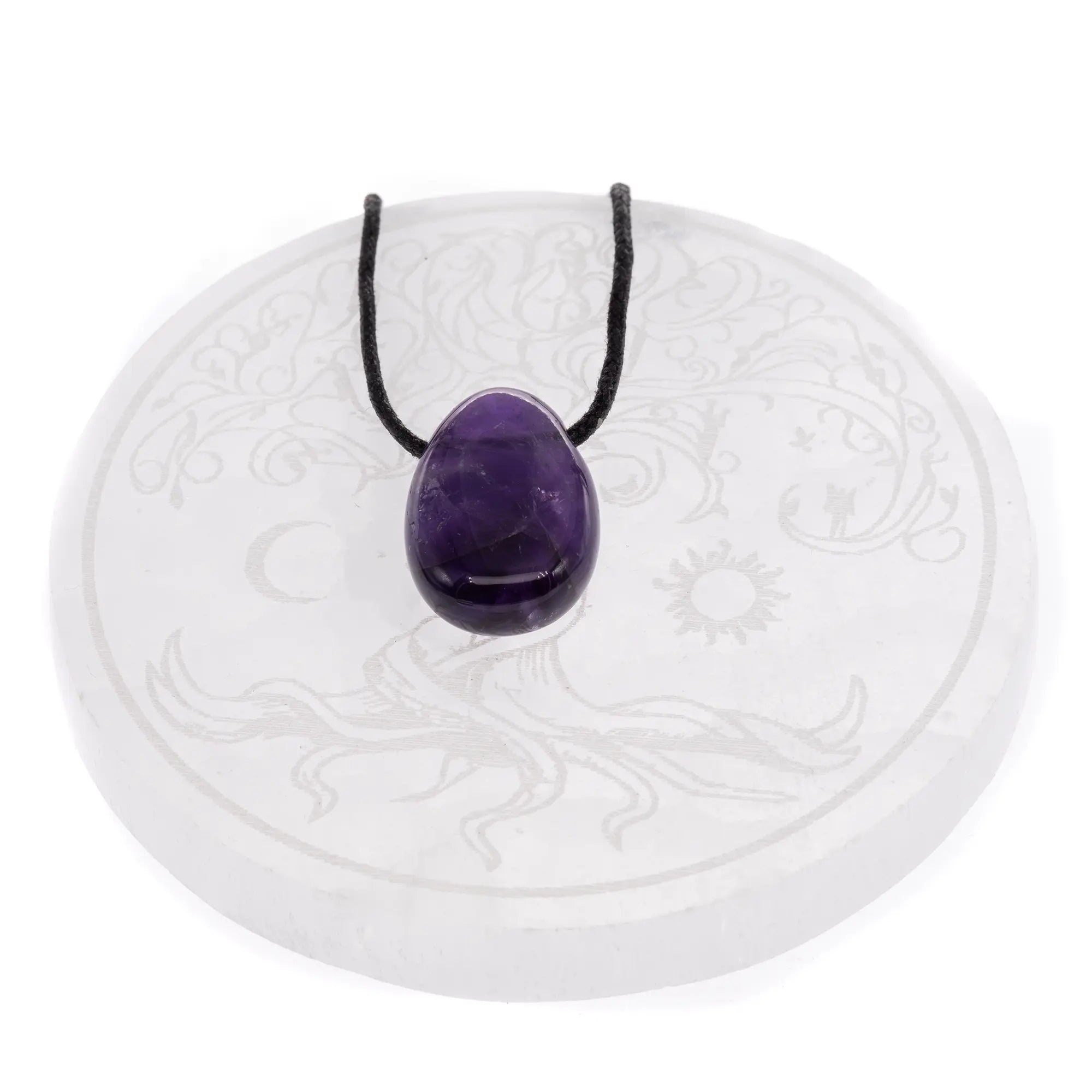 Pendentif Améthyste - pierre percée  