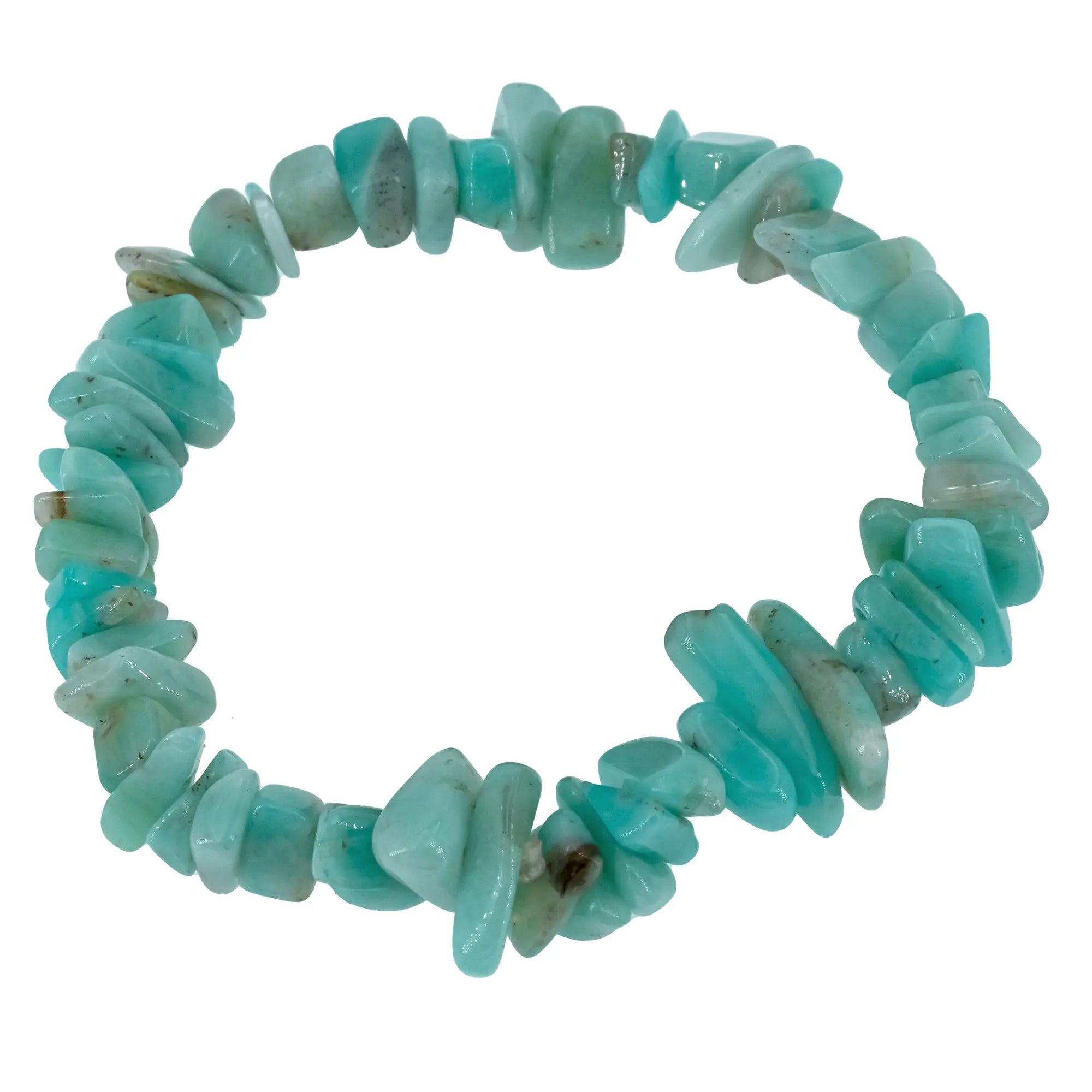 Bracelet Amazonite perle baroque  - CRISTAL SOURCES