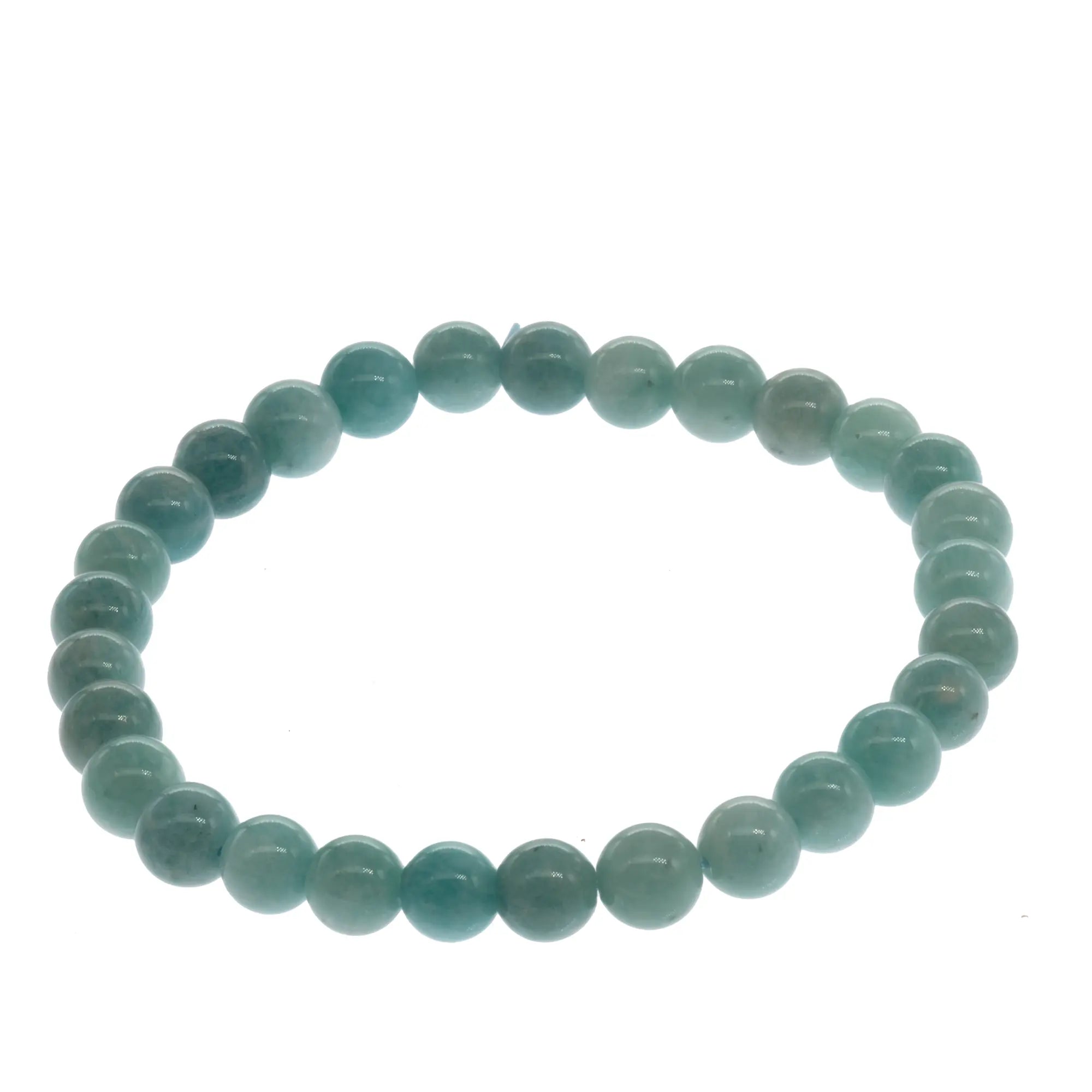 Bracelet Amazonite perle ronde 6mm 