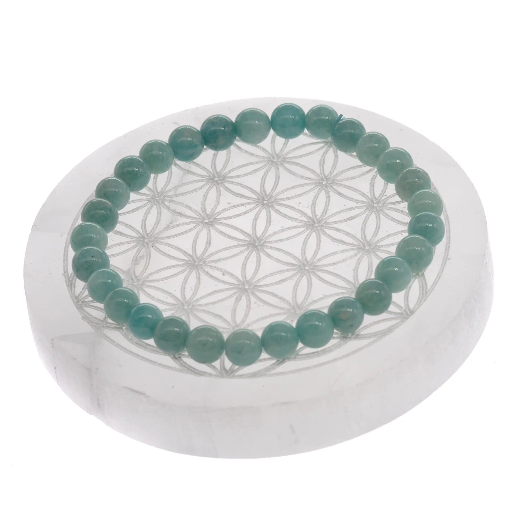 Bracelet Amazonite perle ronde 6mm 