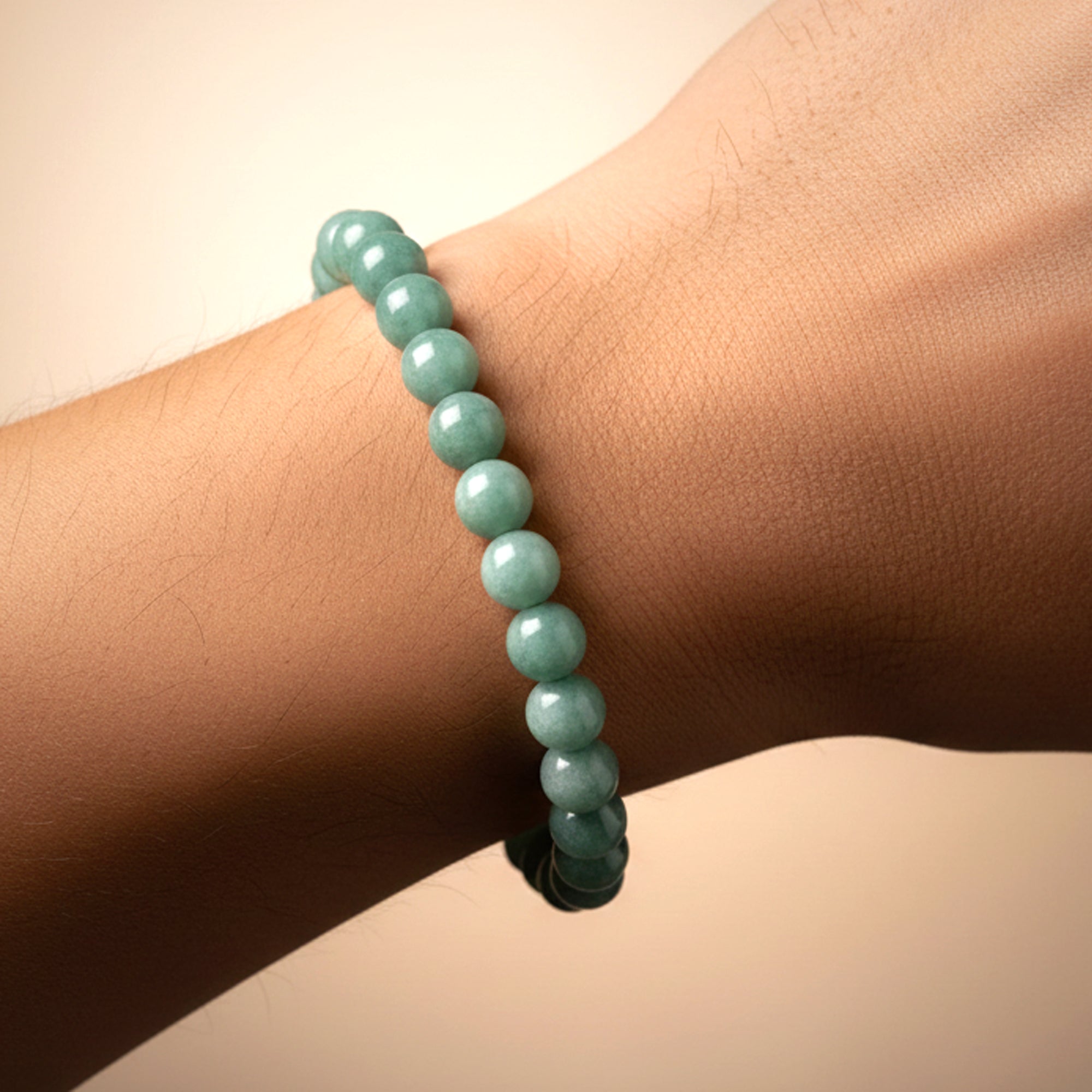 Bracelet Amazonite perle ronde 8mm