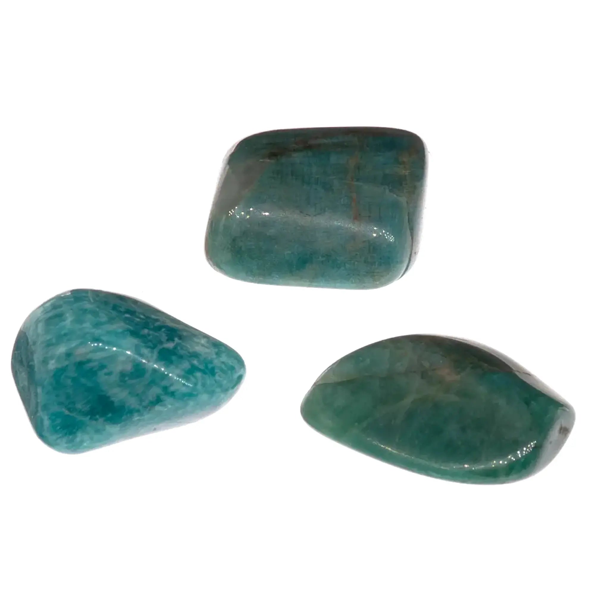 Pierre Amazonite roulée - Namibie - 1.5 à 2 cm - CRISTAL SOURCES