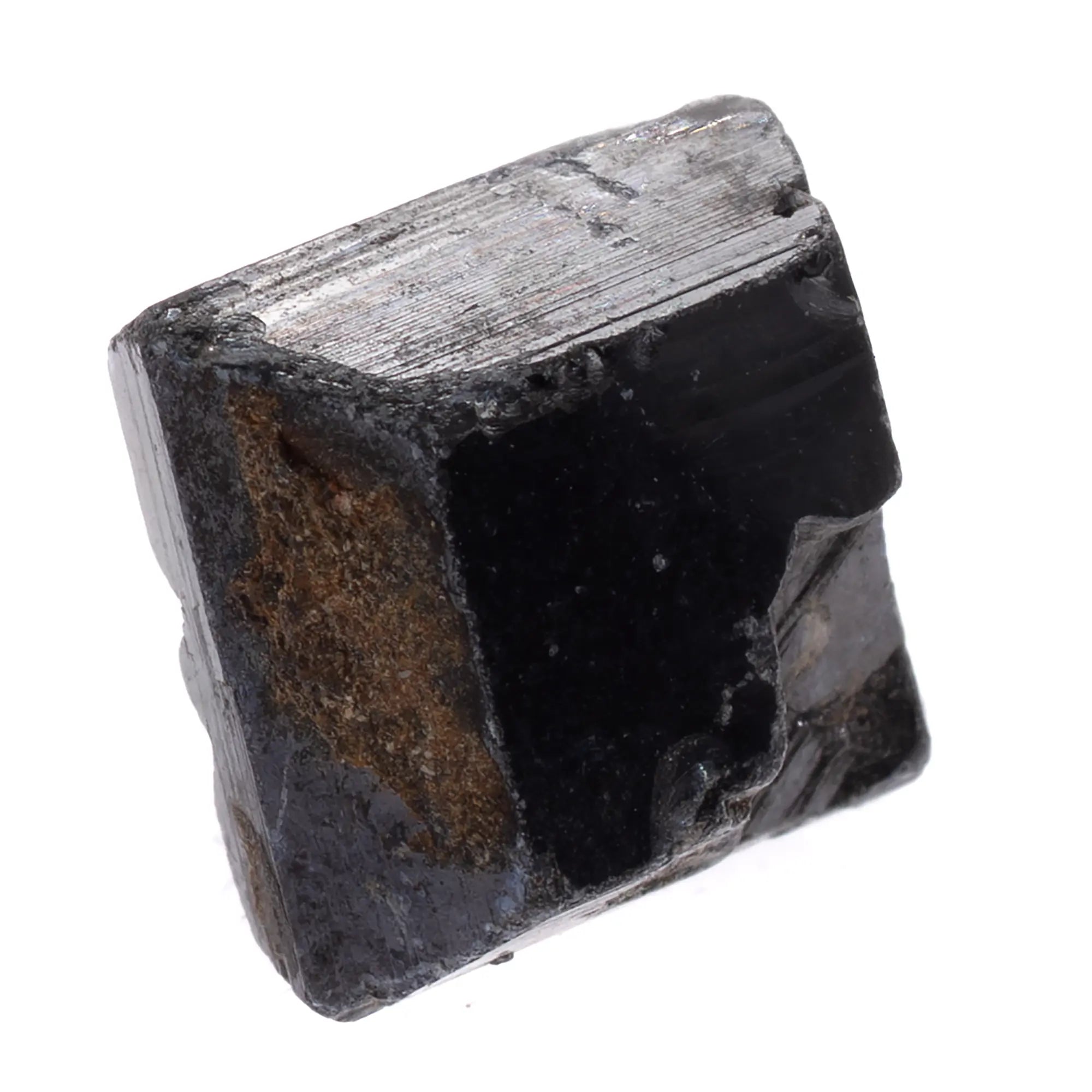 Anatase biterminé Diamantina Brésil spécimen collection minérale rare