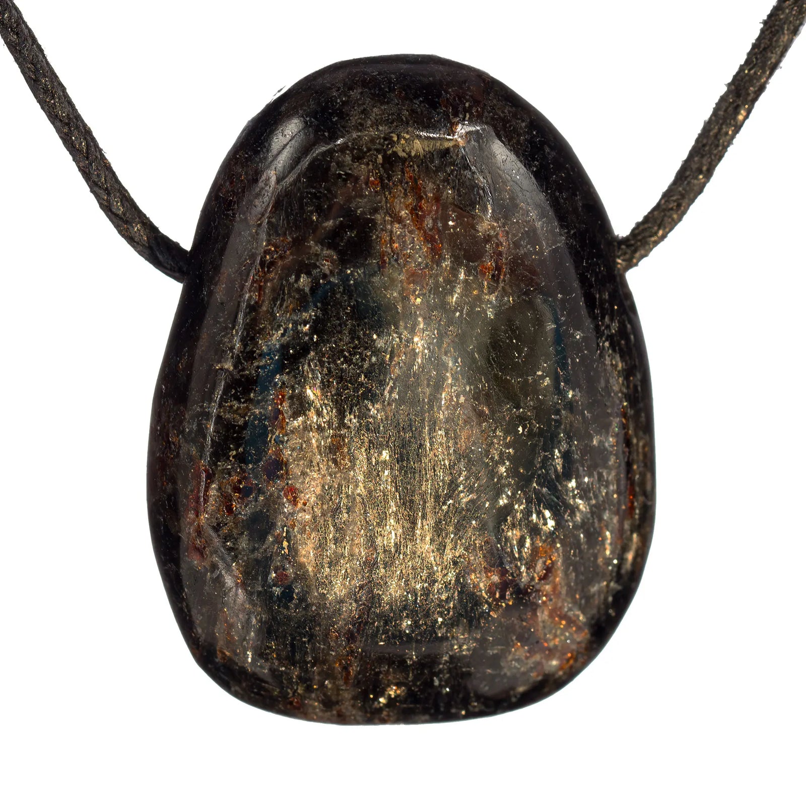 Pendentif Anthophyllite - pierre percée   - CRISTAL SOURCES