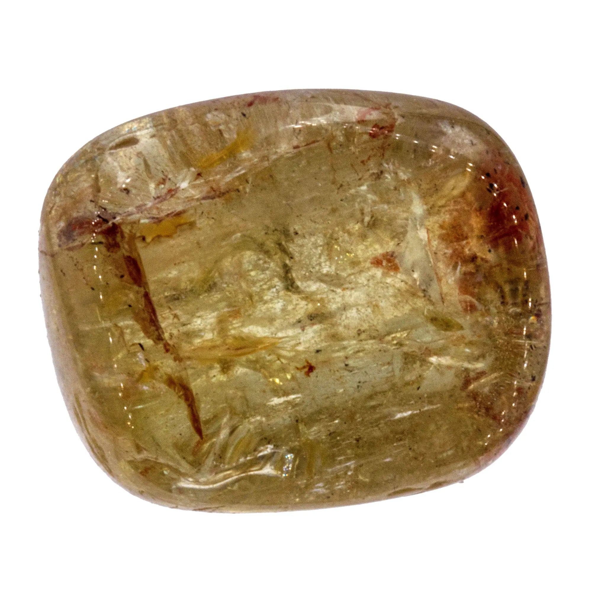 Pierre roulée - Apatite jaune - Mexique - 1 à 1.5 cm - CRISTAL SOURCES