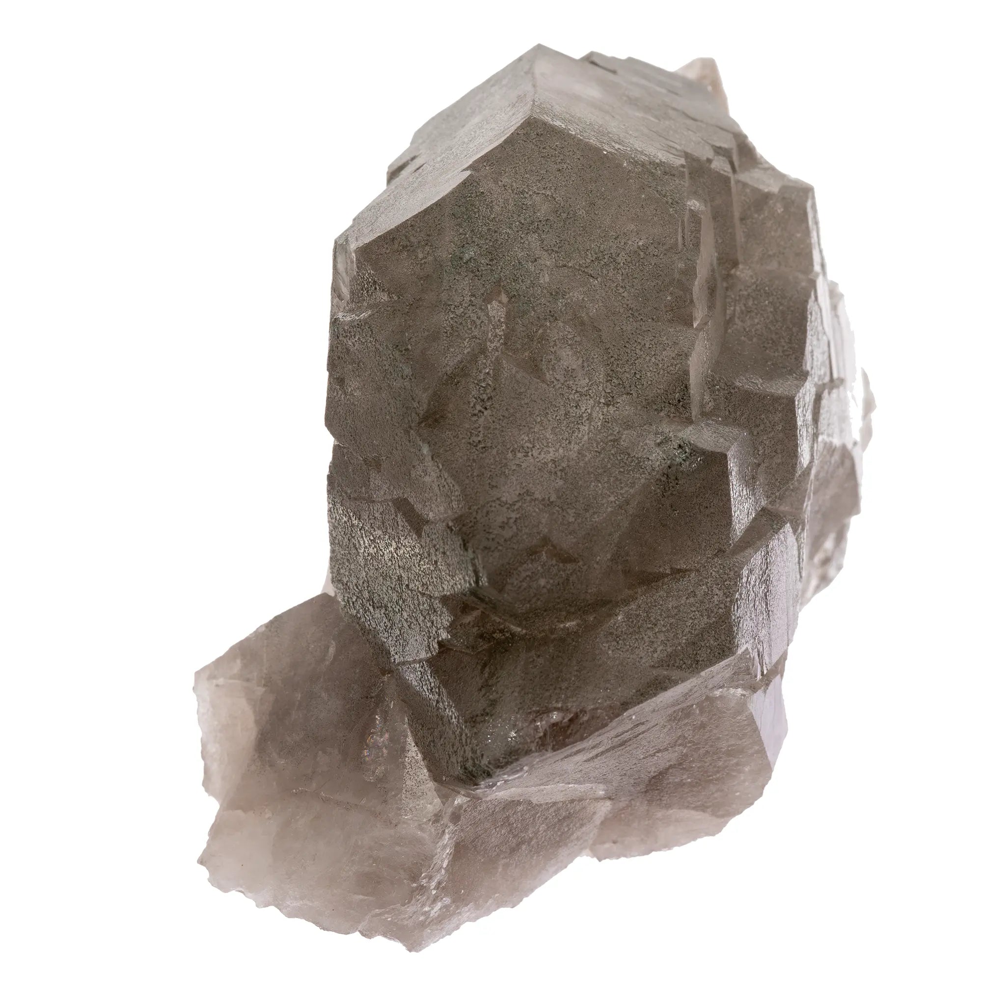 Gwindel fumé du Mont-Blanc avec chlorite – Découverte Talèfre 2023