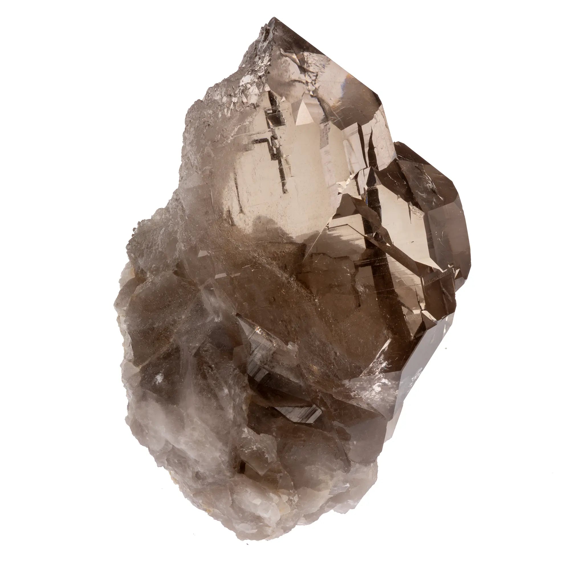 Quartz Fumé Gwindel 384g Talèfre Mont-Blanc spécimen exceptionnel collection rare France